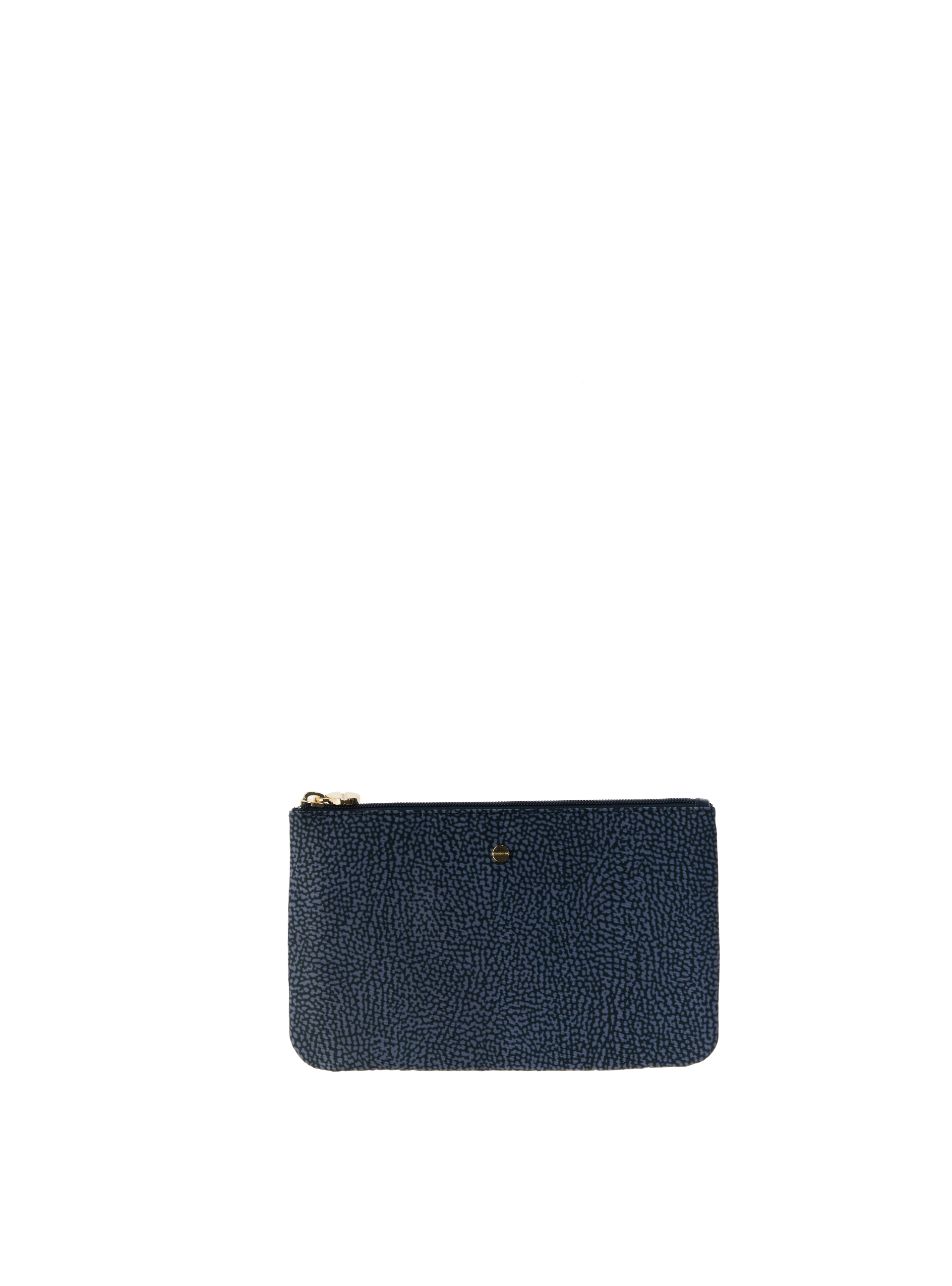 BORBONESE Pochette con zip BLU U