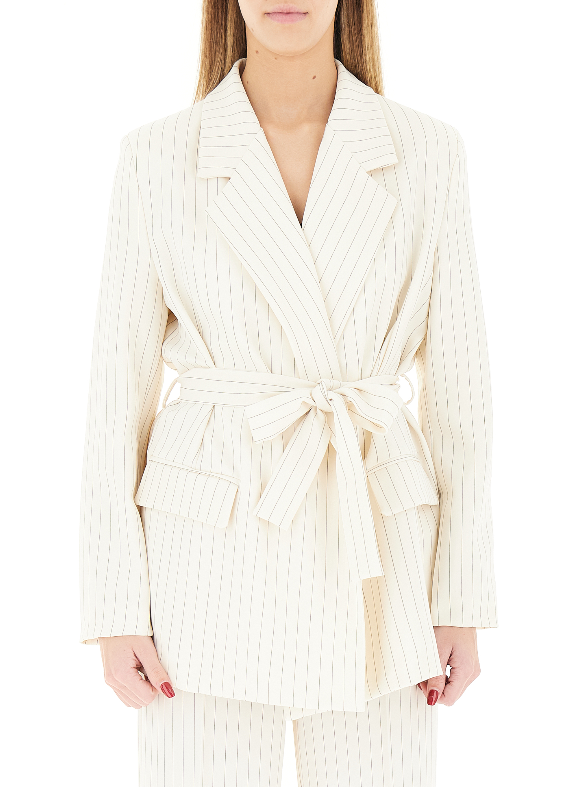 VICOLO Blazer con fiocco AVORIO