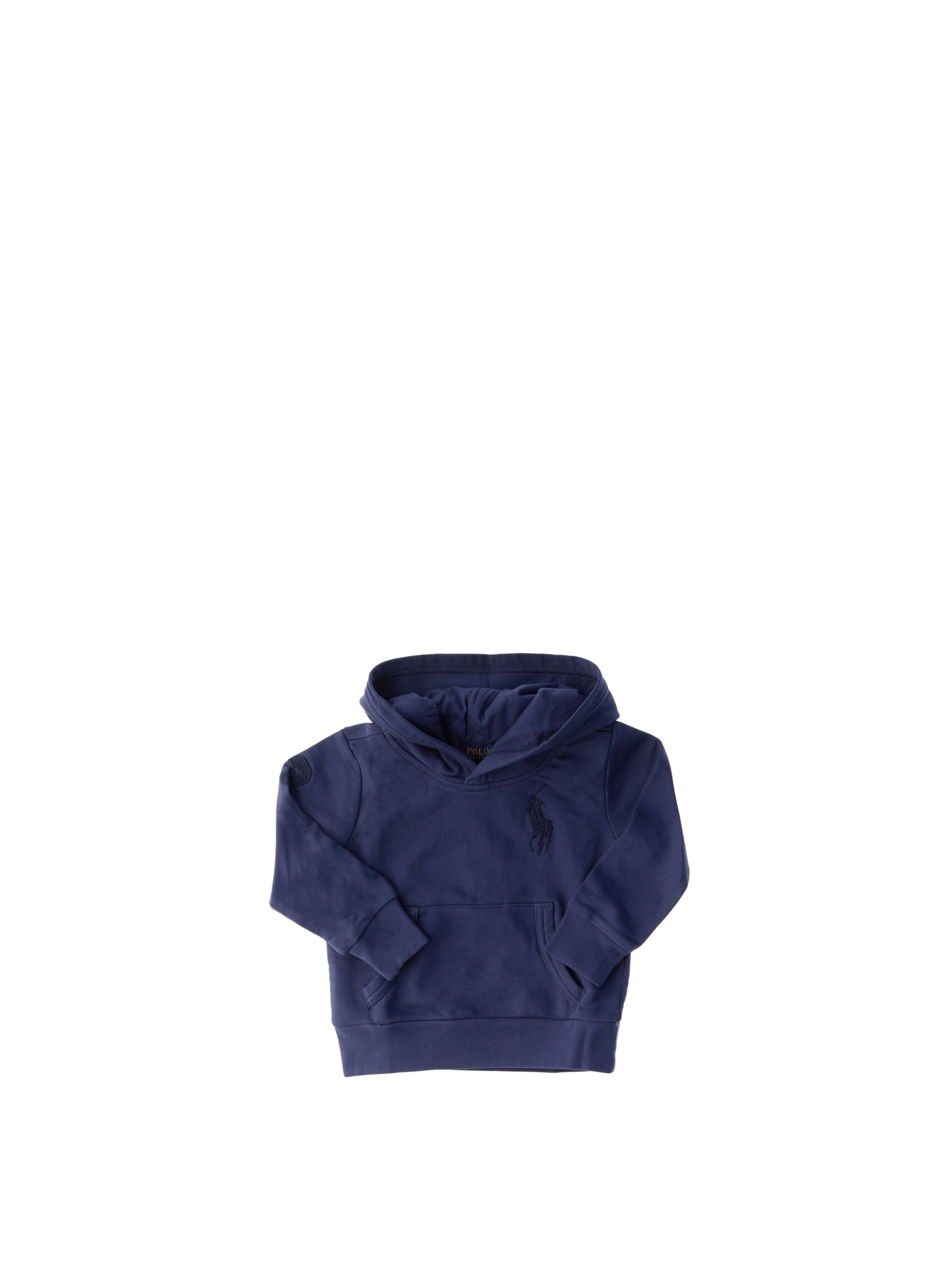 Felpa con cappuccio POLO BOYS BLU SCURO 4