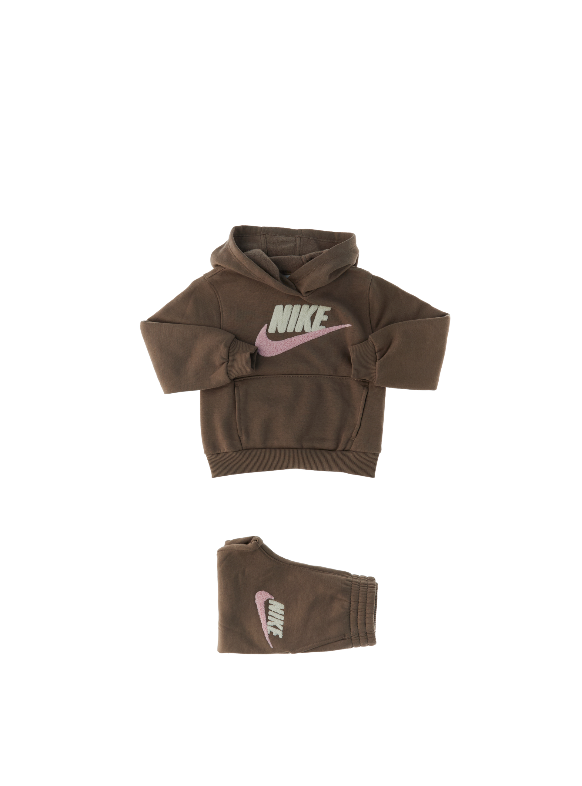 Nike Tuta felpata MARRONE