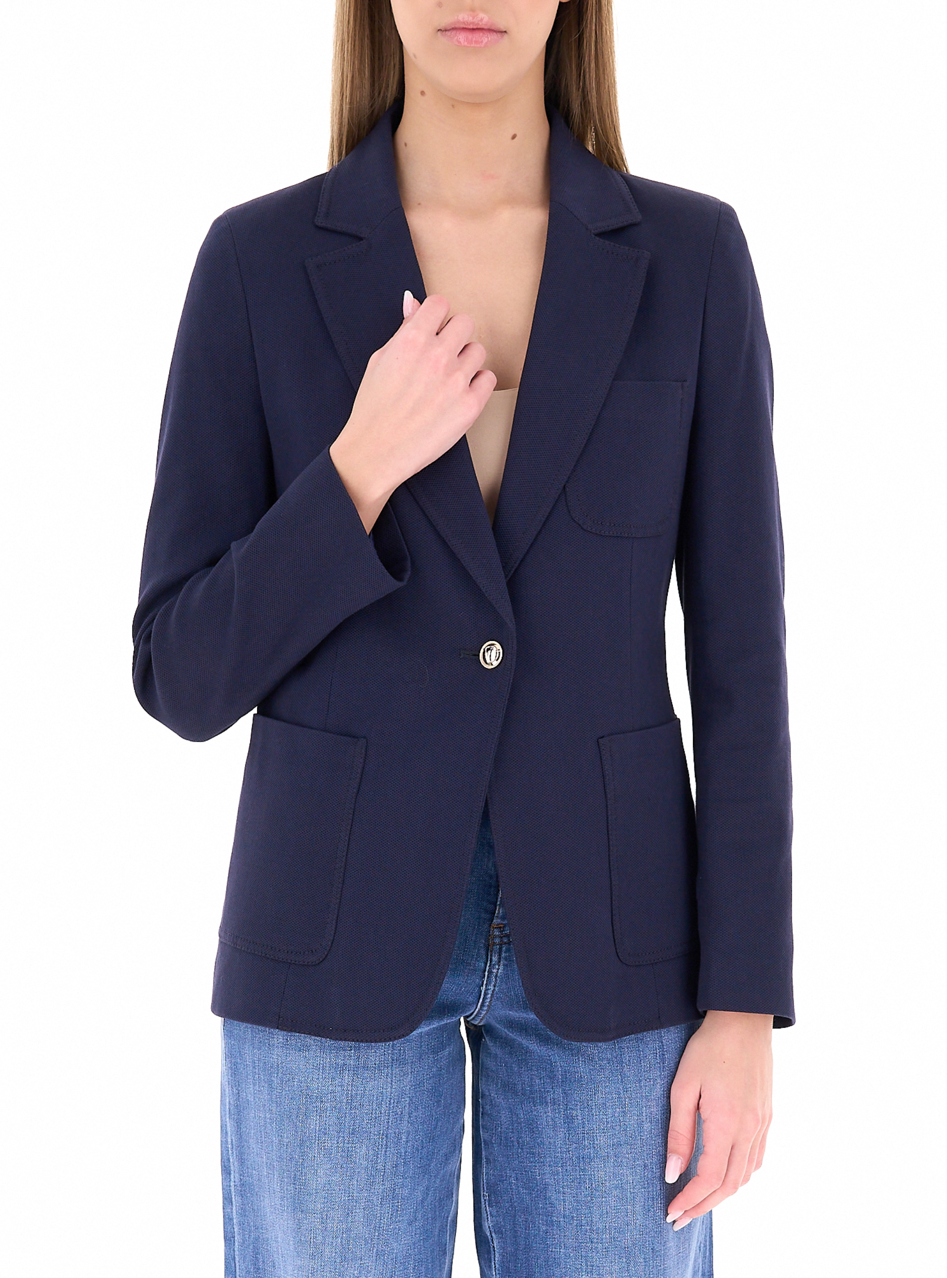 Blazer monopetto BLU NAVY
