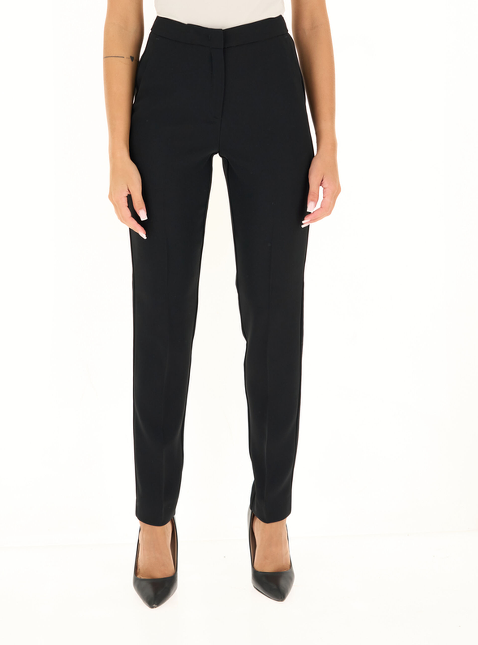 Pantalone a sigaretta NERO 48