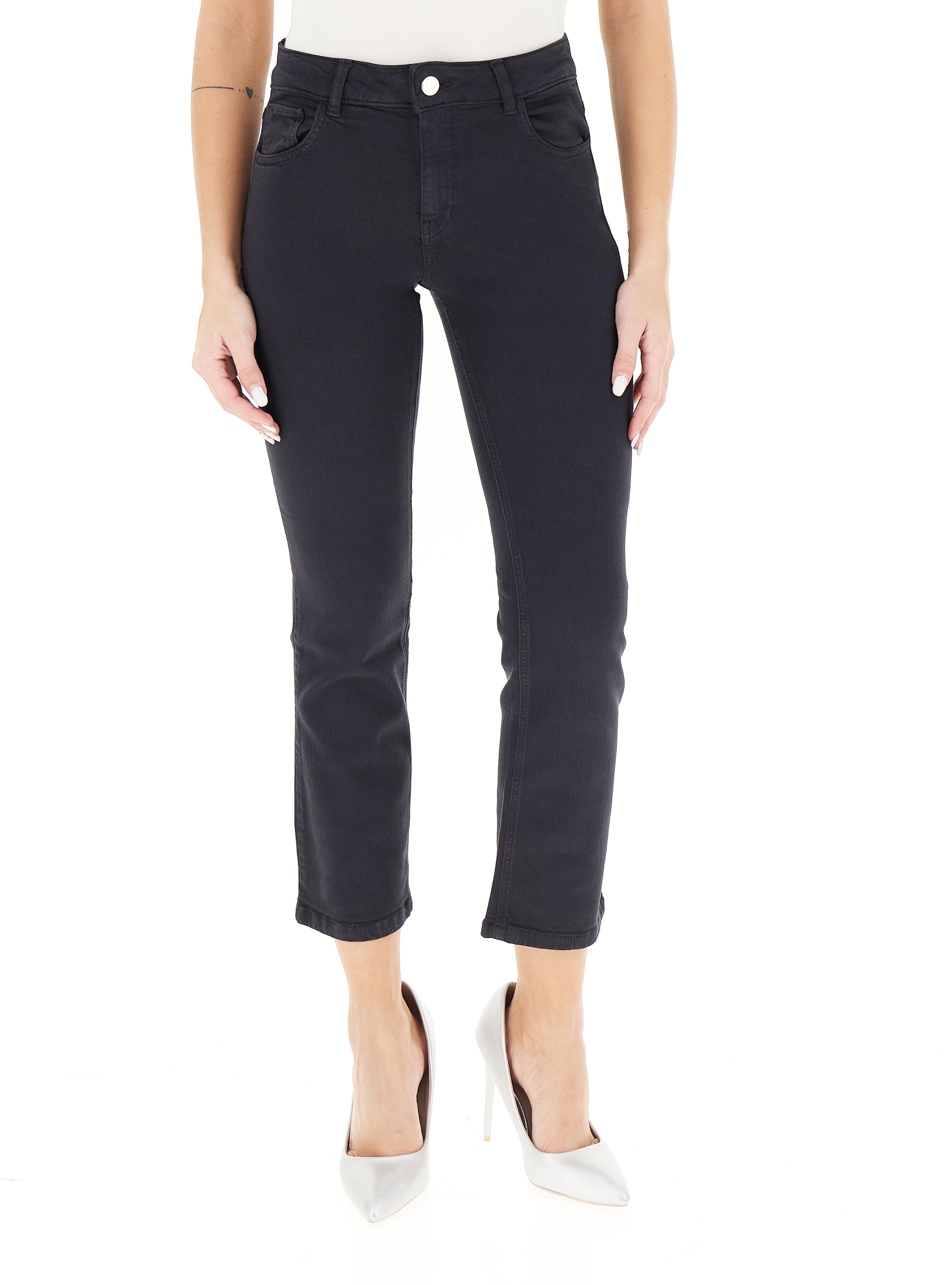 Pantalone cropped BLU SCURO