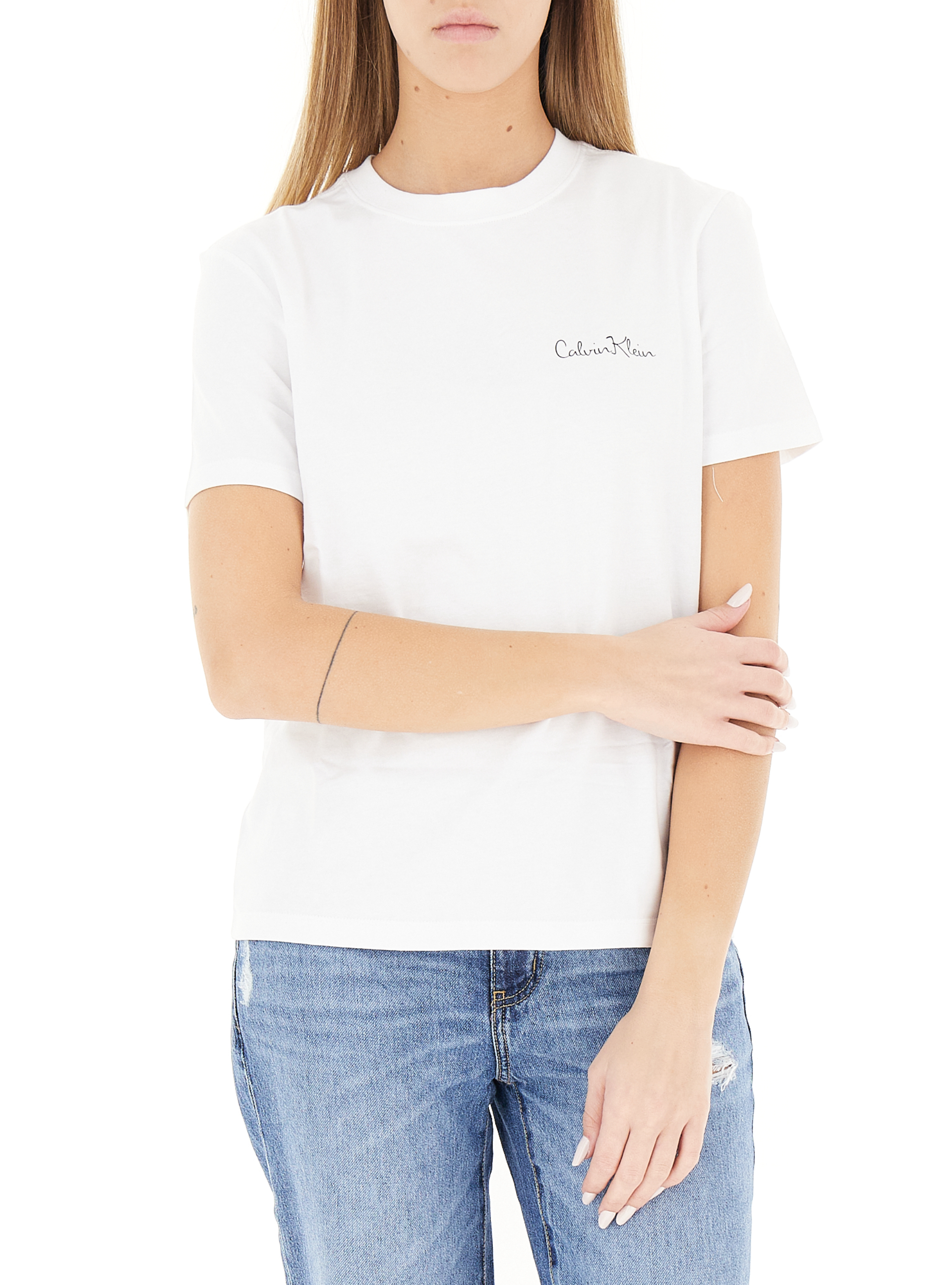 T-shirt girocollo BIANCO