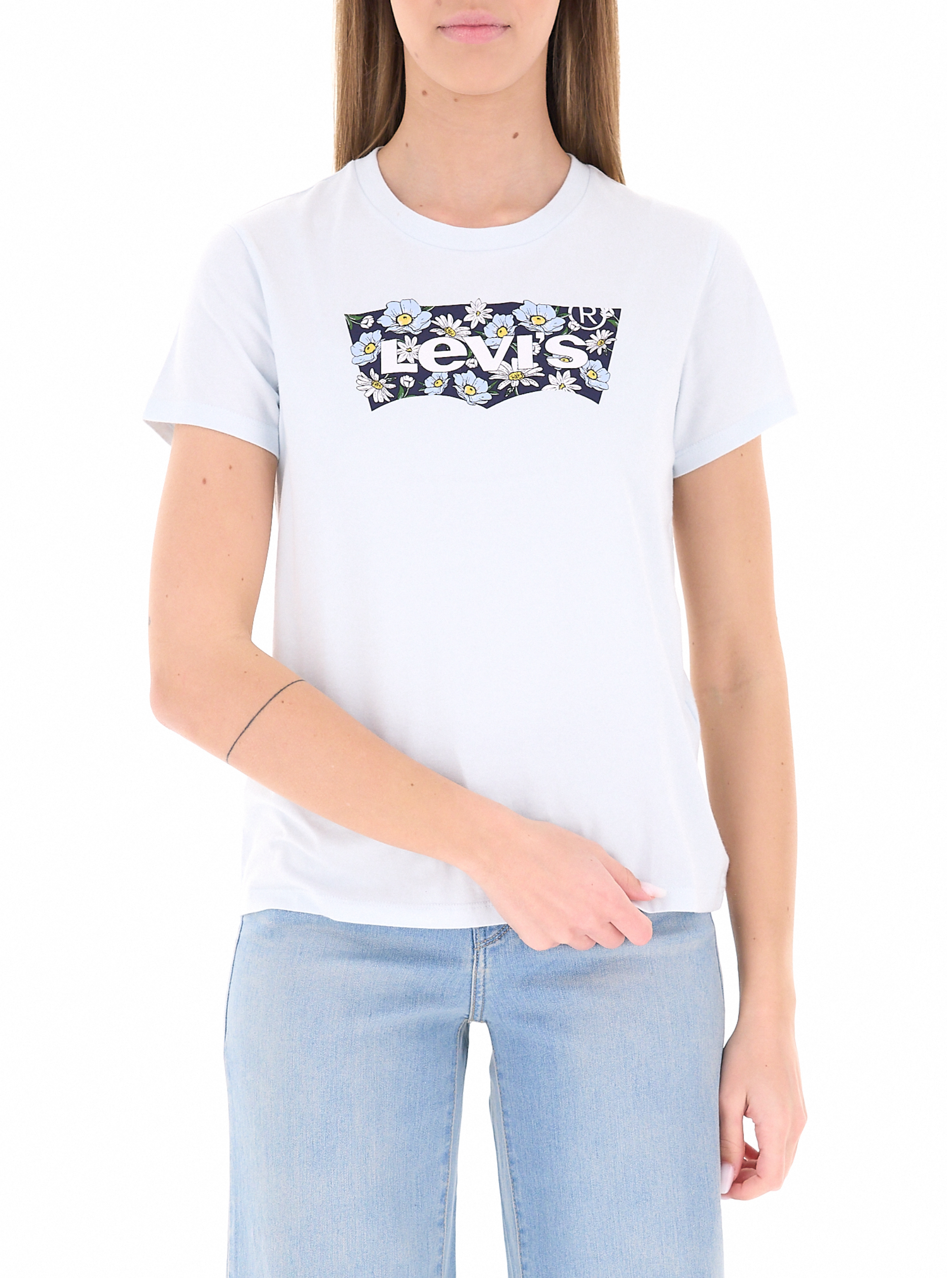 T-shirt girocollo LEVI'S AZZURRO CHIARO