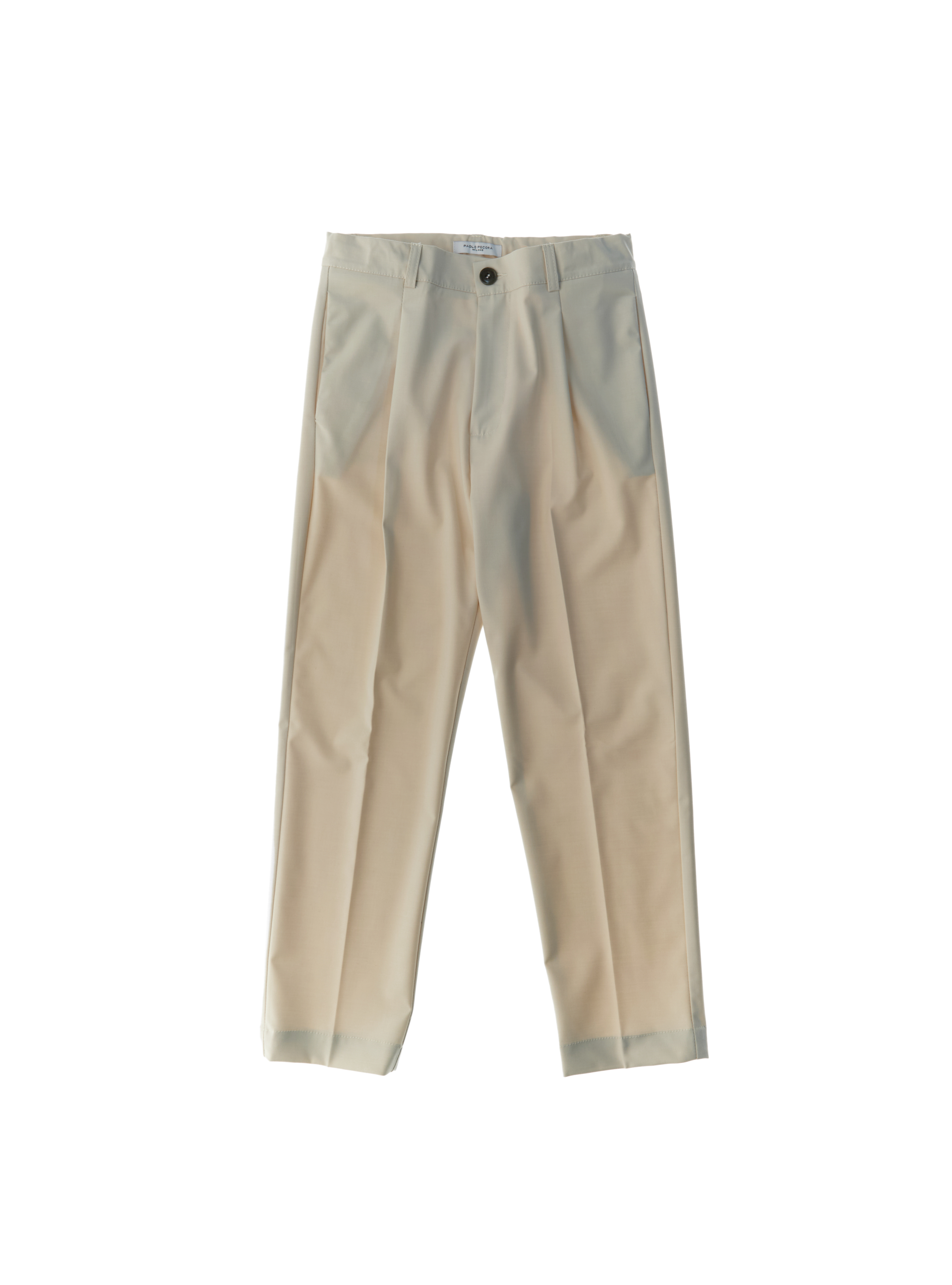 Pantalone con pinces BEIGE