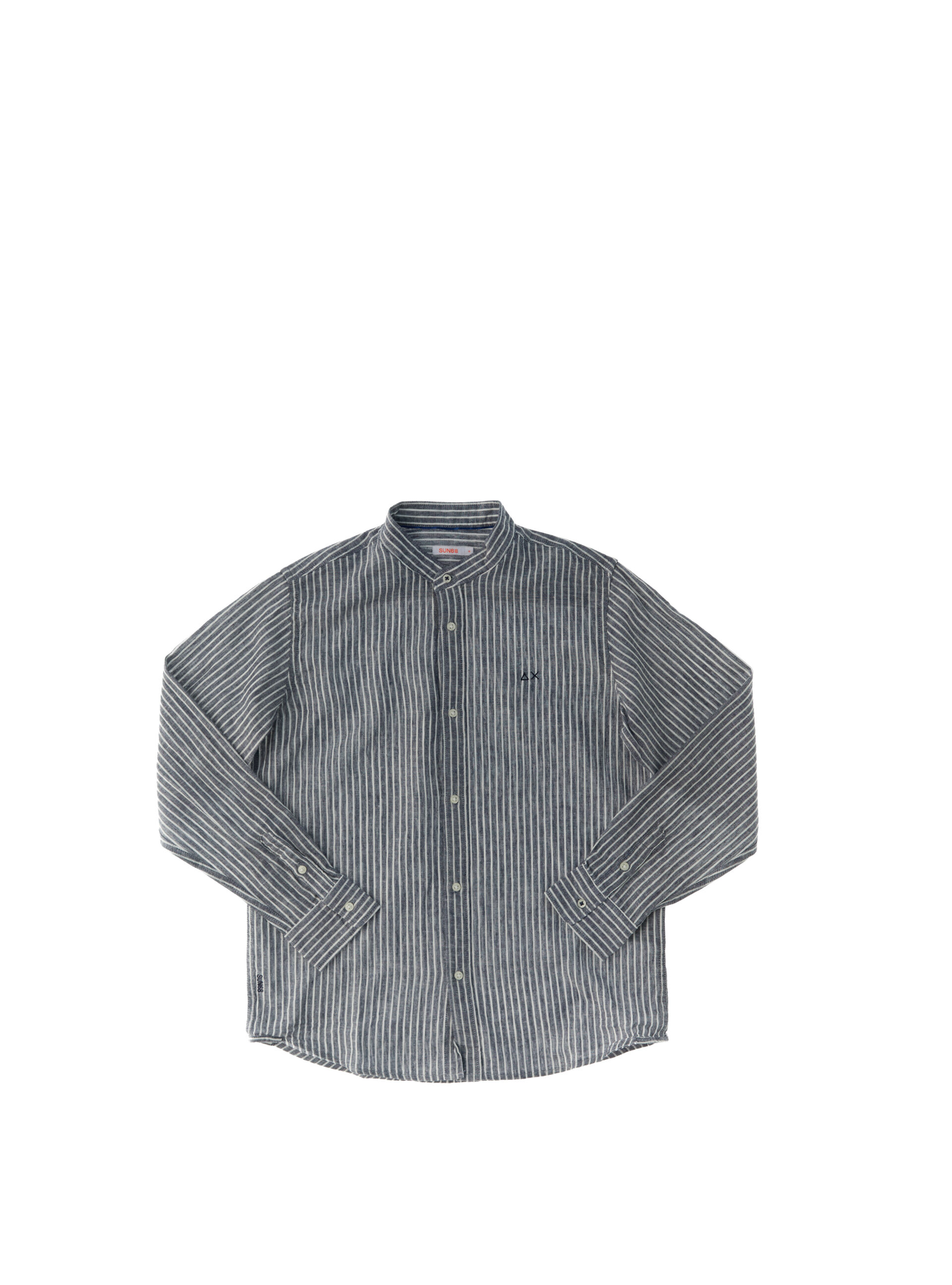 SUN68 Camicia a righe BLU AVIO