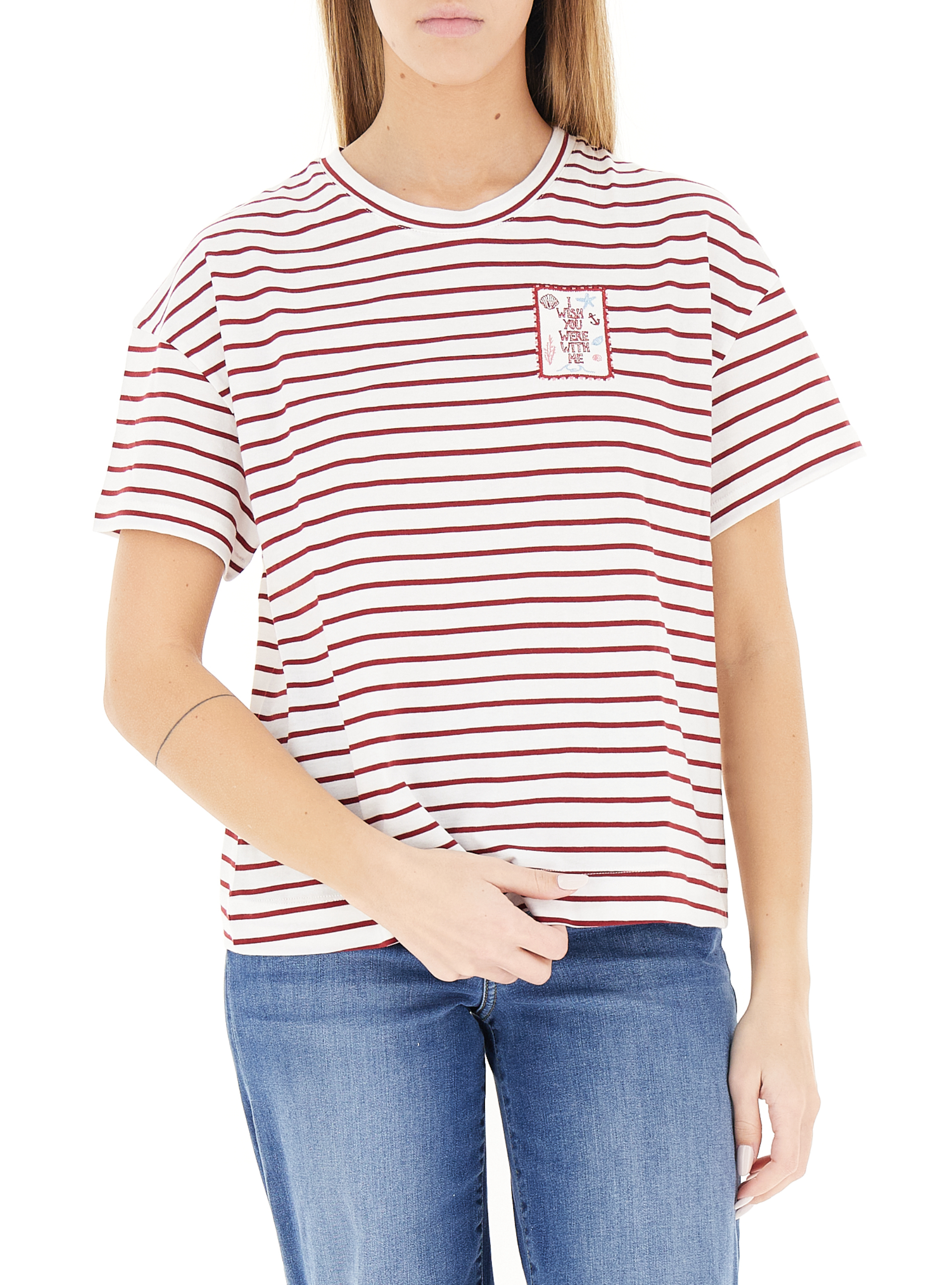T-shirt con stampa ROSSO S
