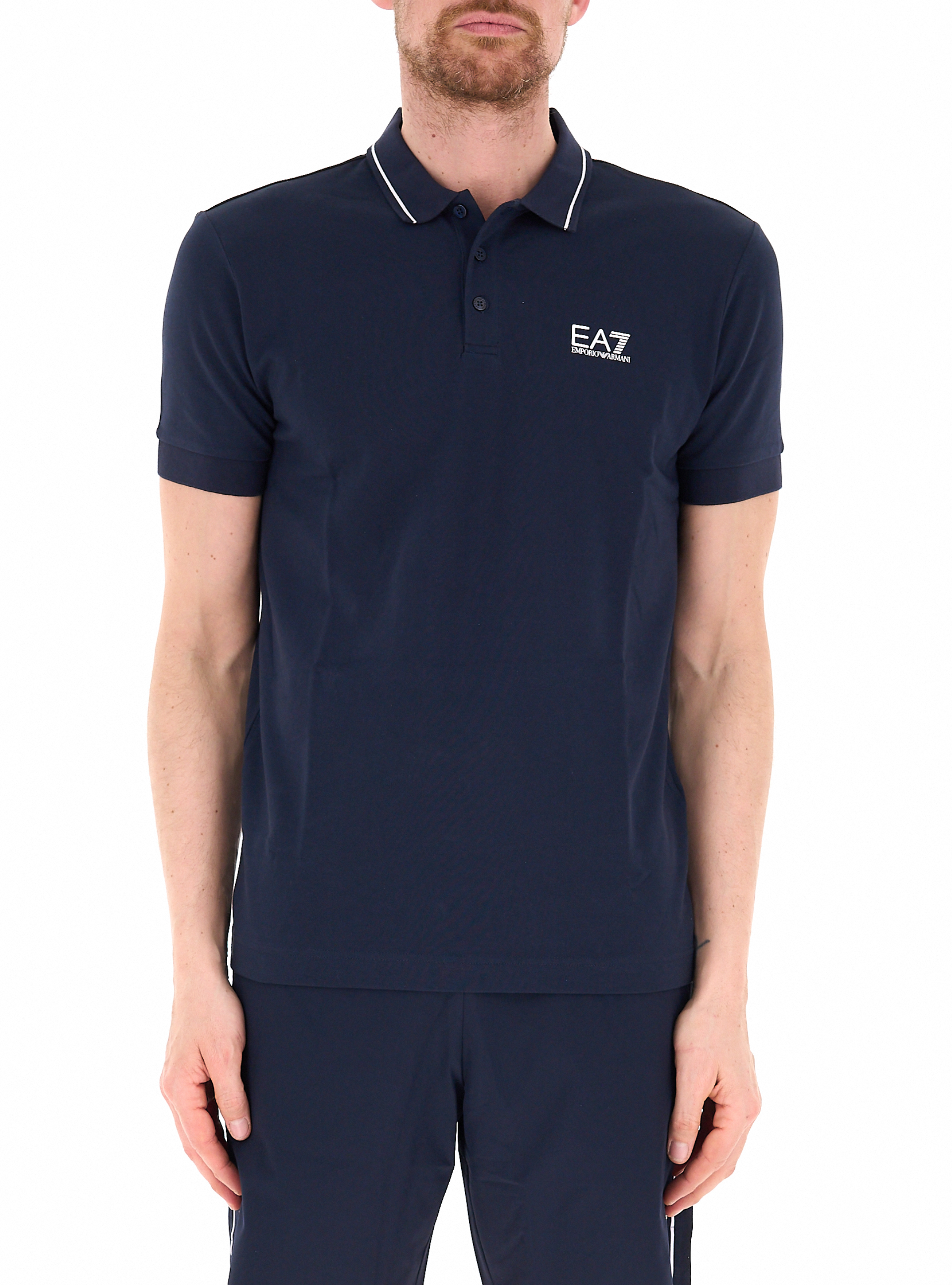 Polo in cotone EA7 EMPORIO ARMANI