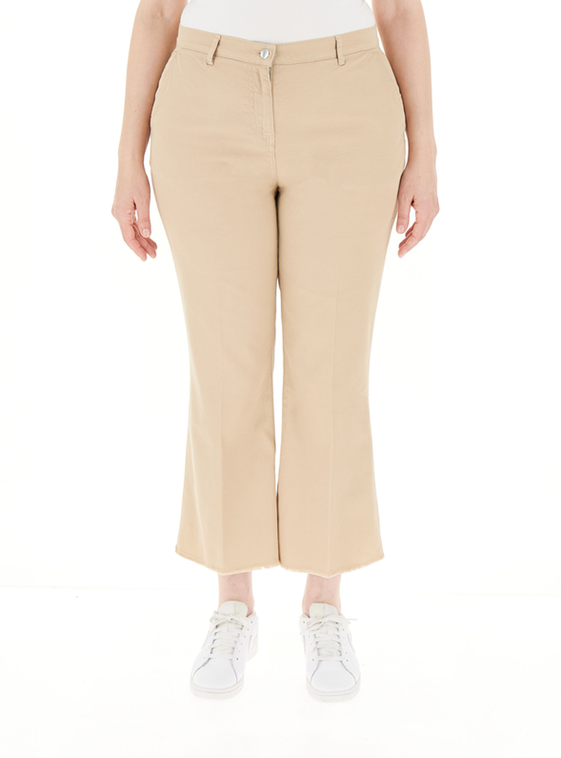 Pantalone flare BEIGE