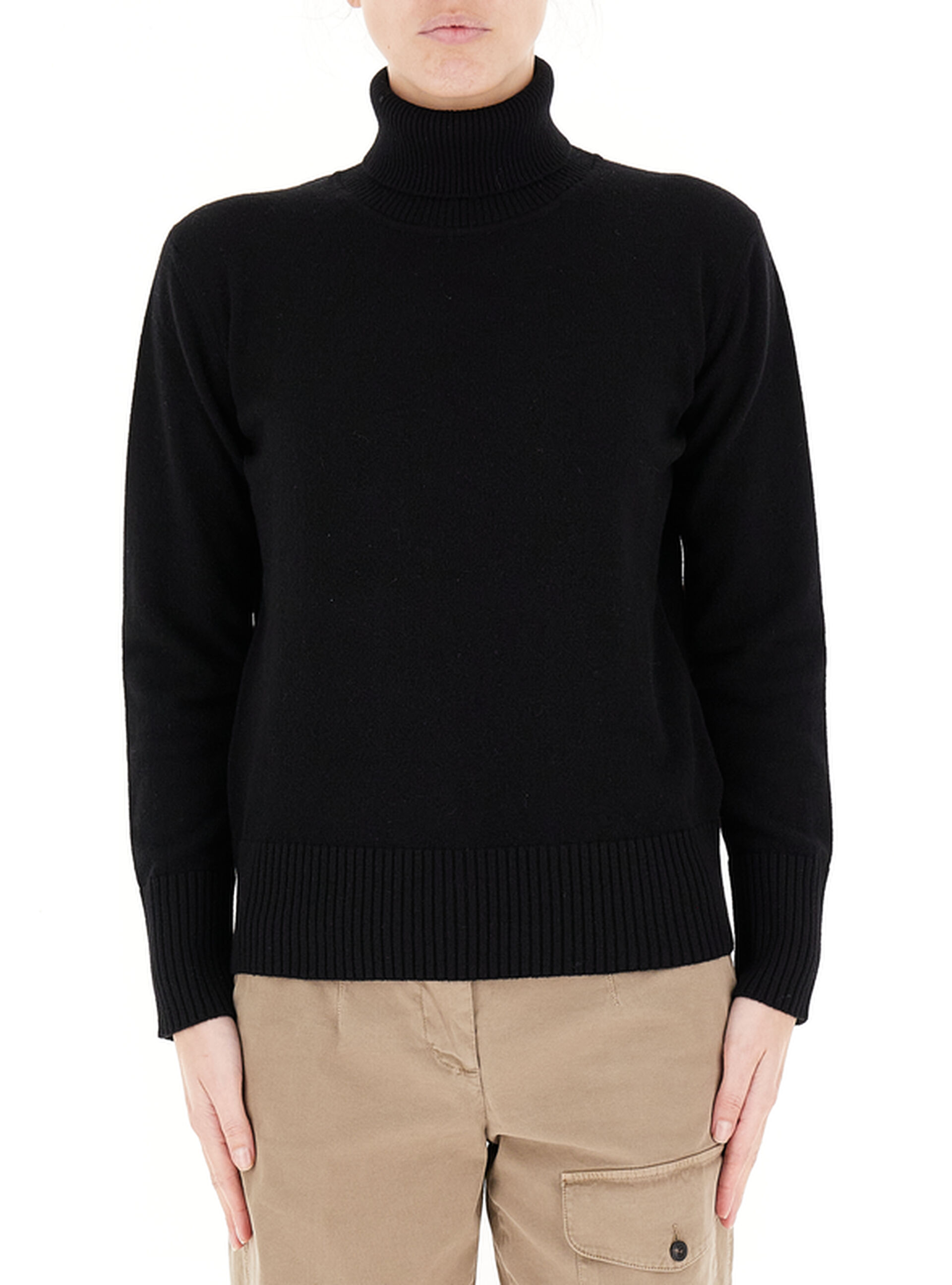 Maglione dolcevita NERO