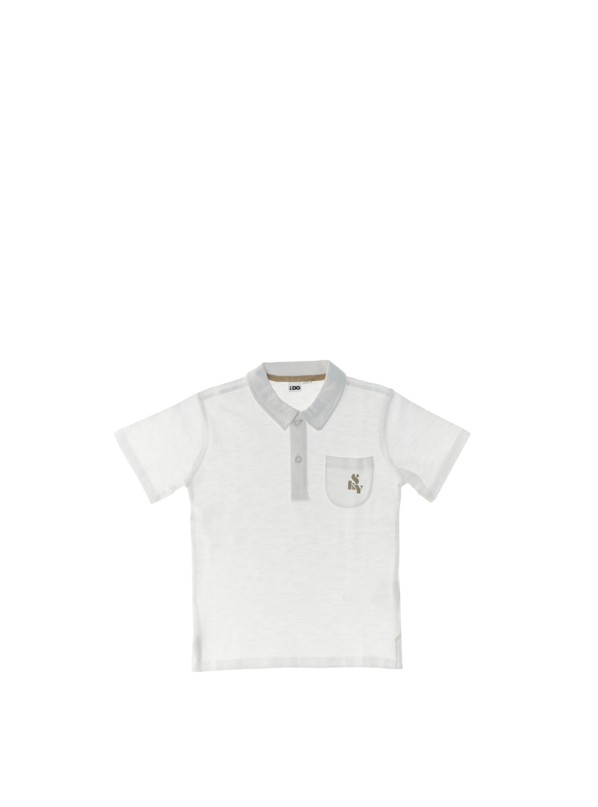 IDO Polo maniche corte BIANCO