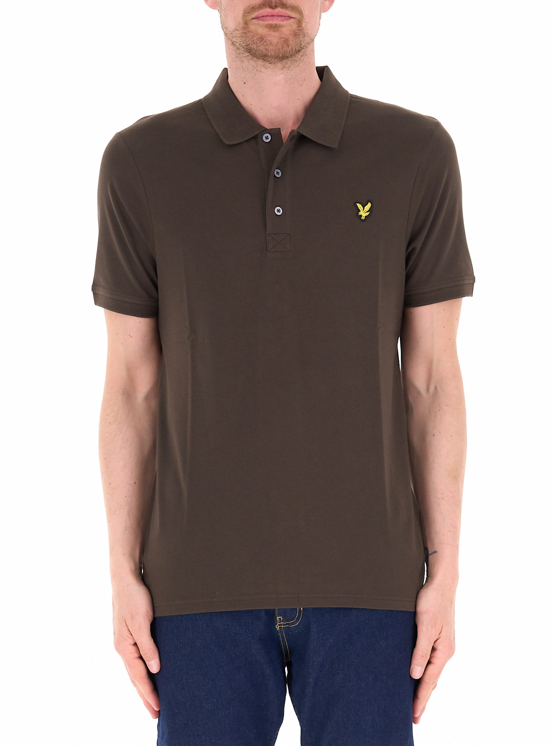 Polo maniche corte MARRONE