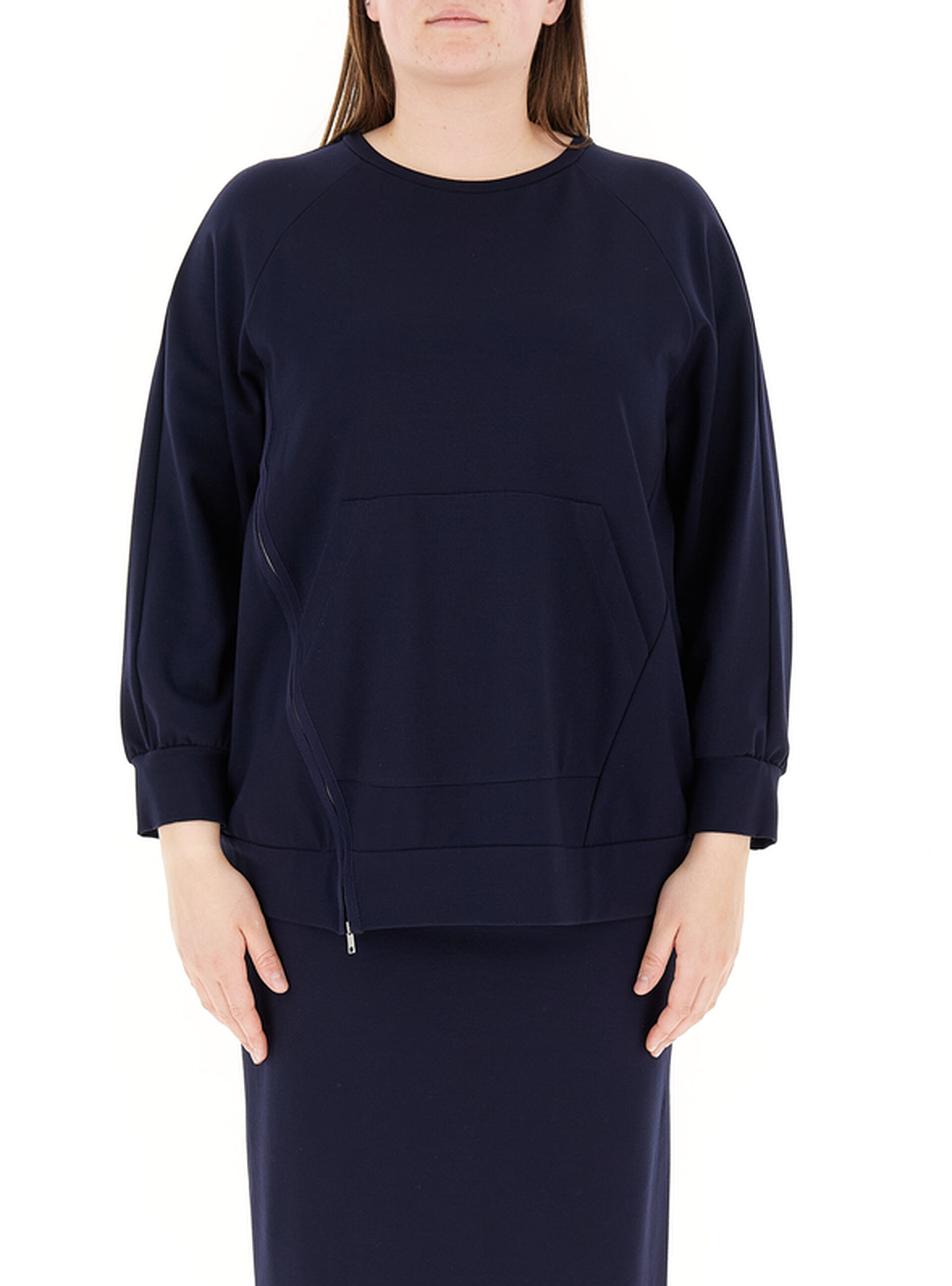 Felpa girocollo BLU NAVY S