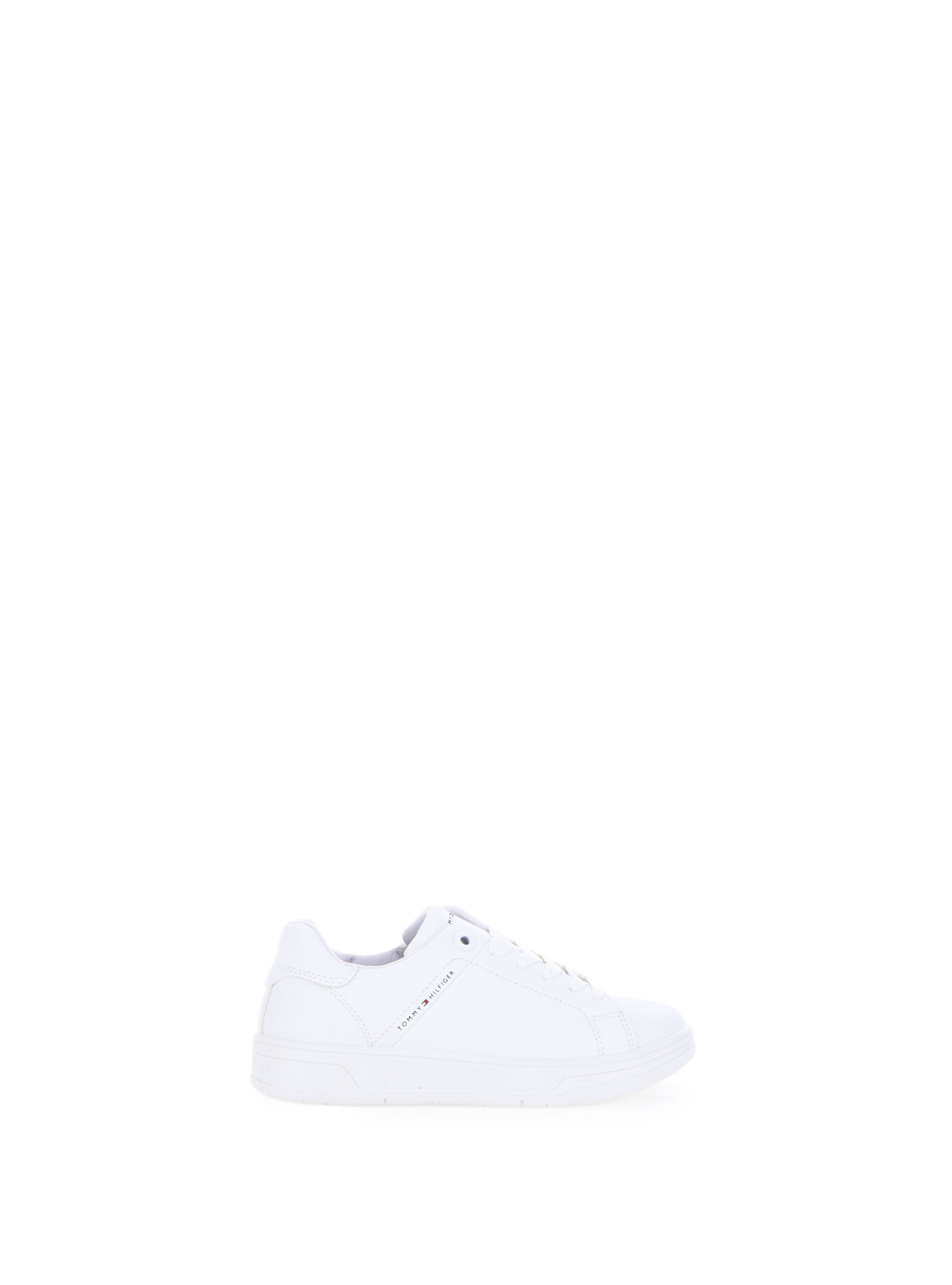 Sneakers in similpelle BIANCO