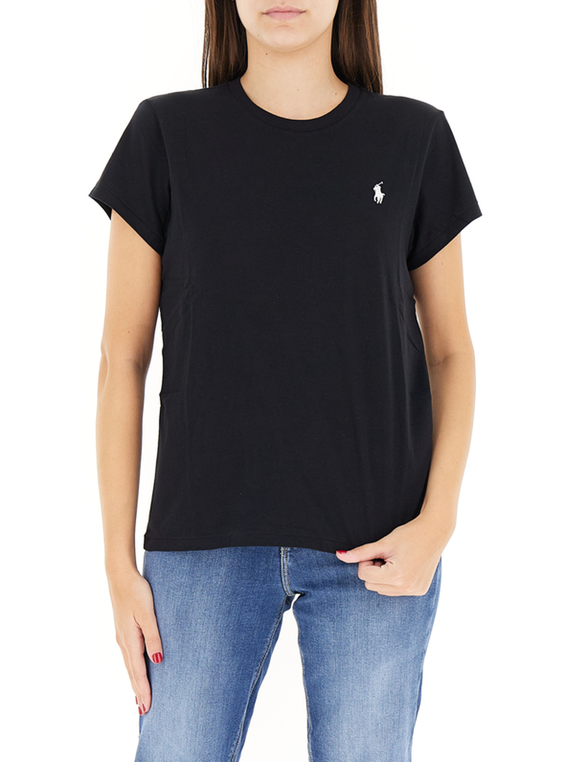 T-shirt girocollo NERO