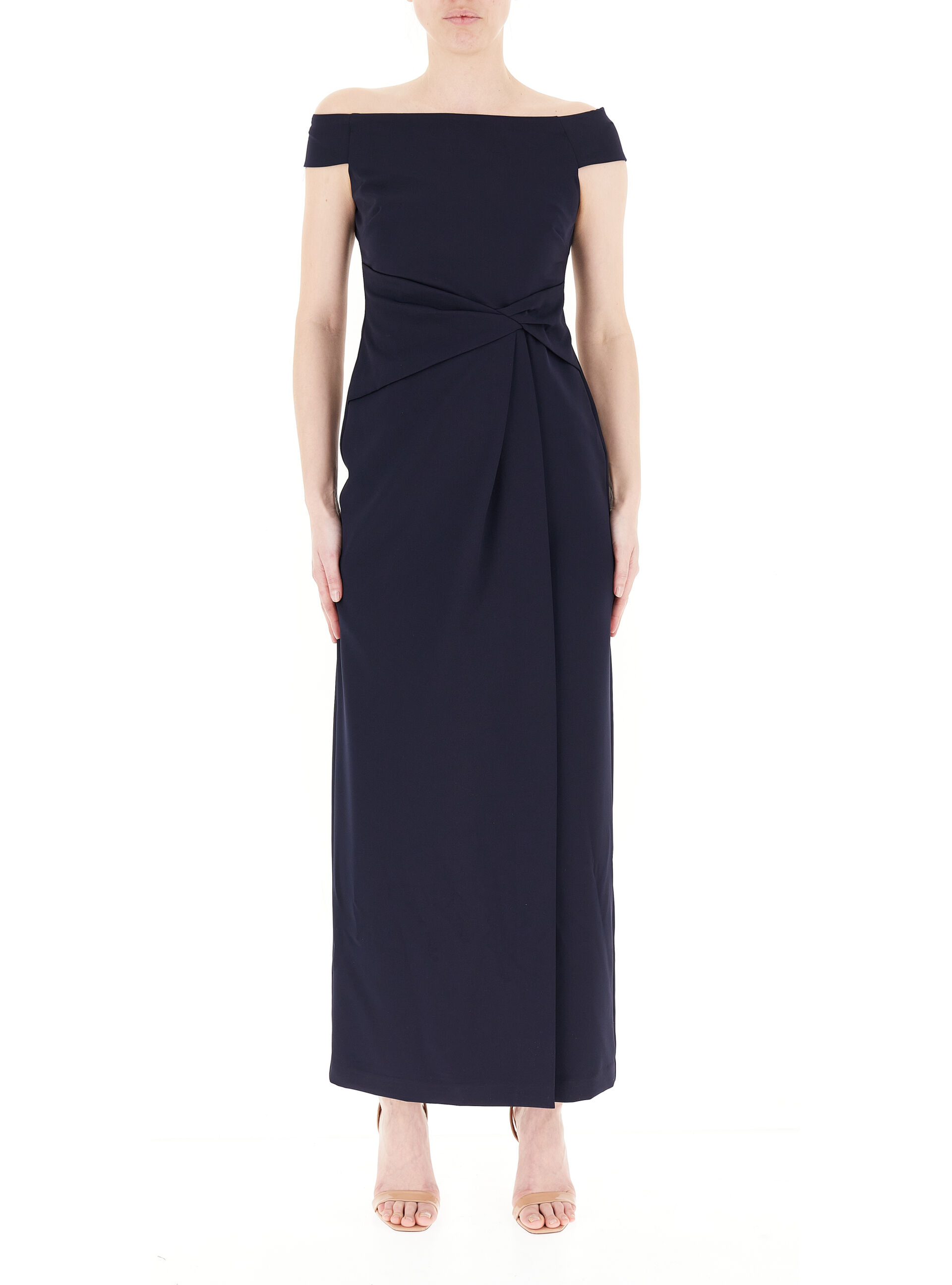 Abito scollo bardot BLU NOTTE
