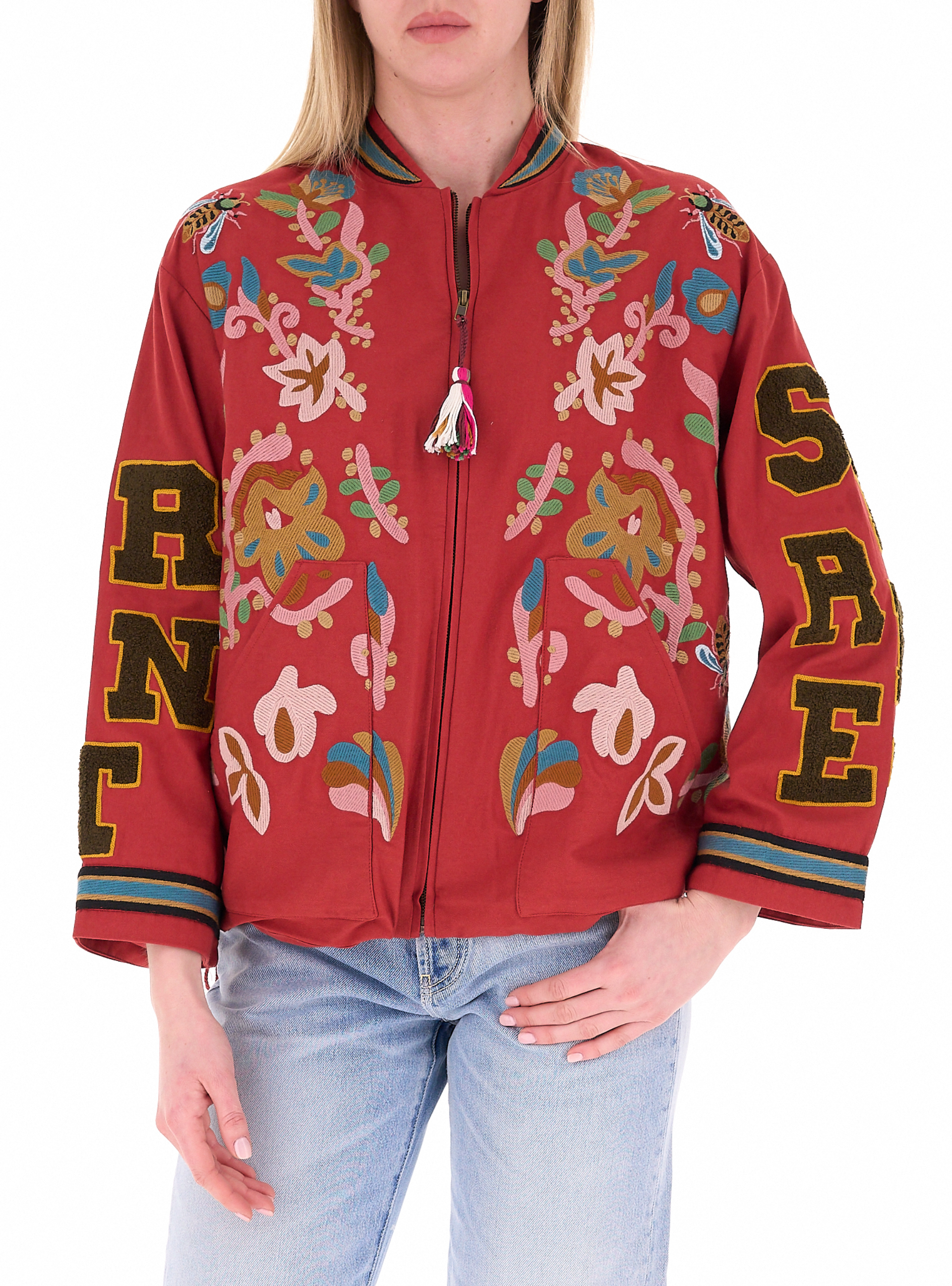 Bomber in cotone ROSSO S