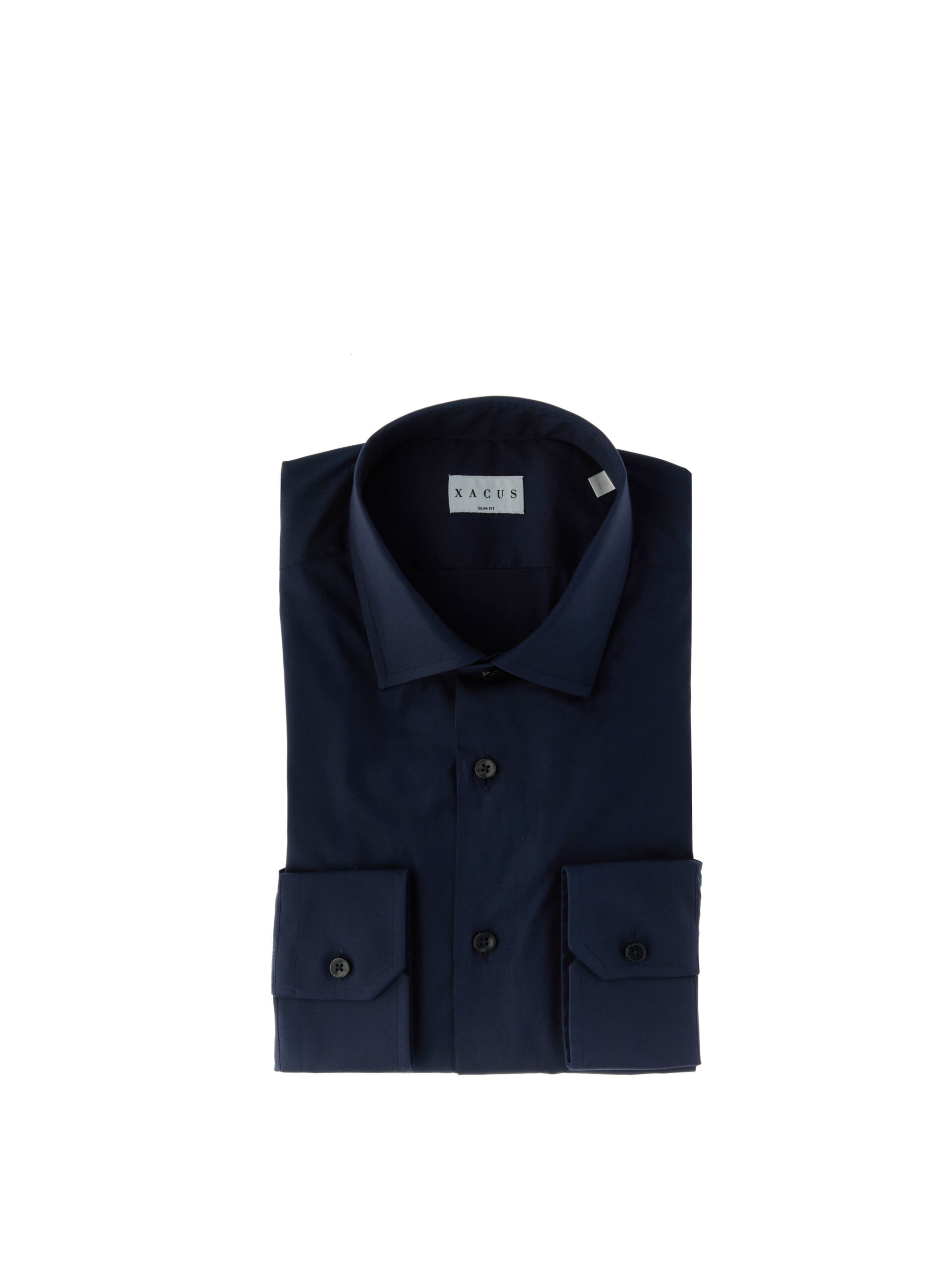 XACUS Camicia in cotone BLU NOTTE
