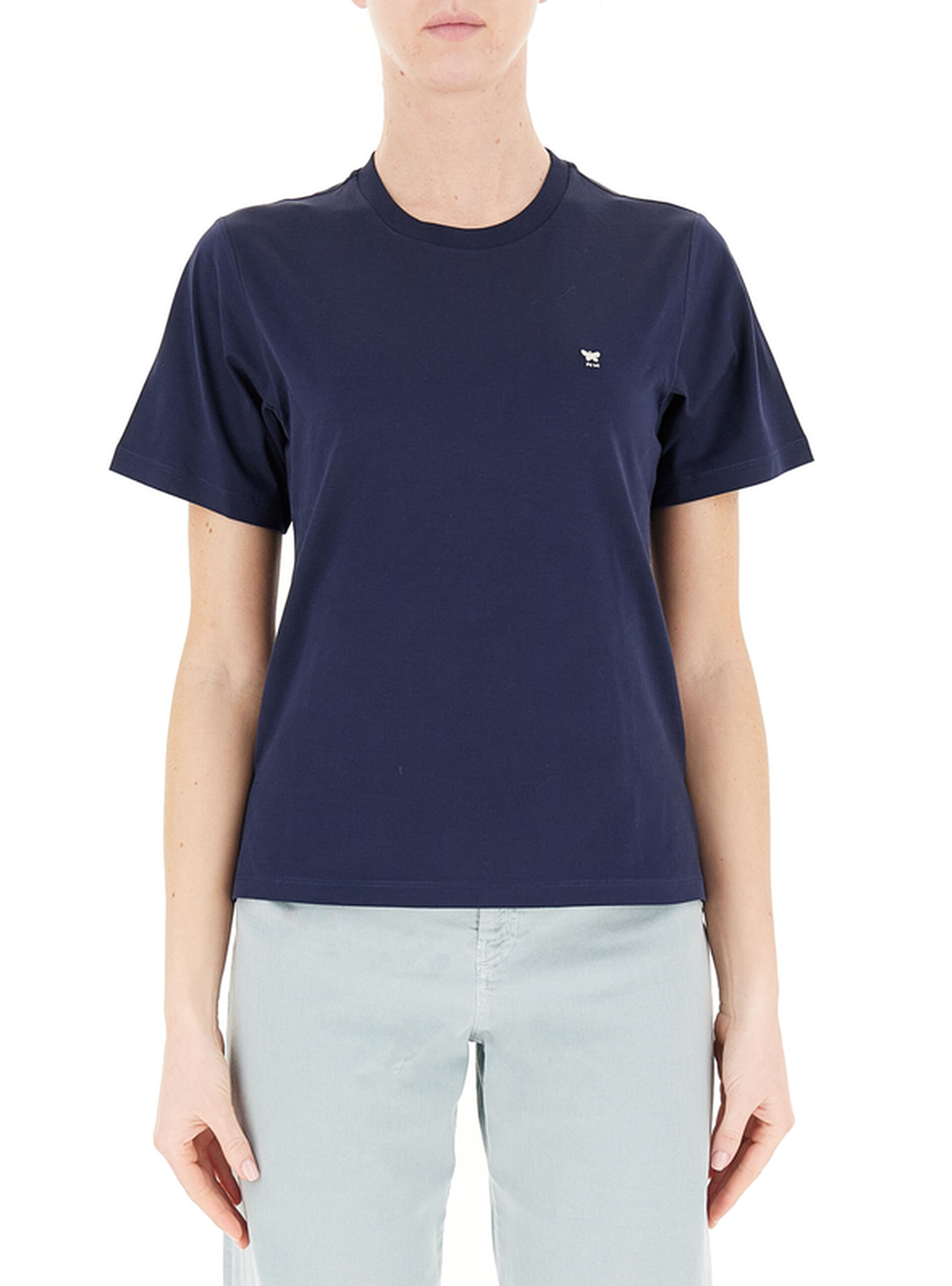 T-shirt in cotone BLU NOTTE