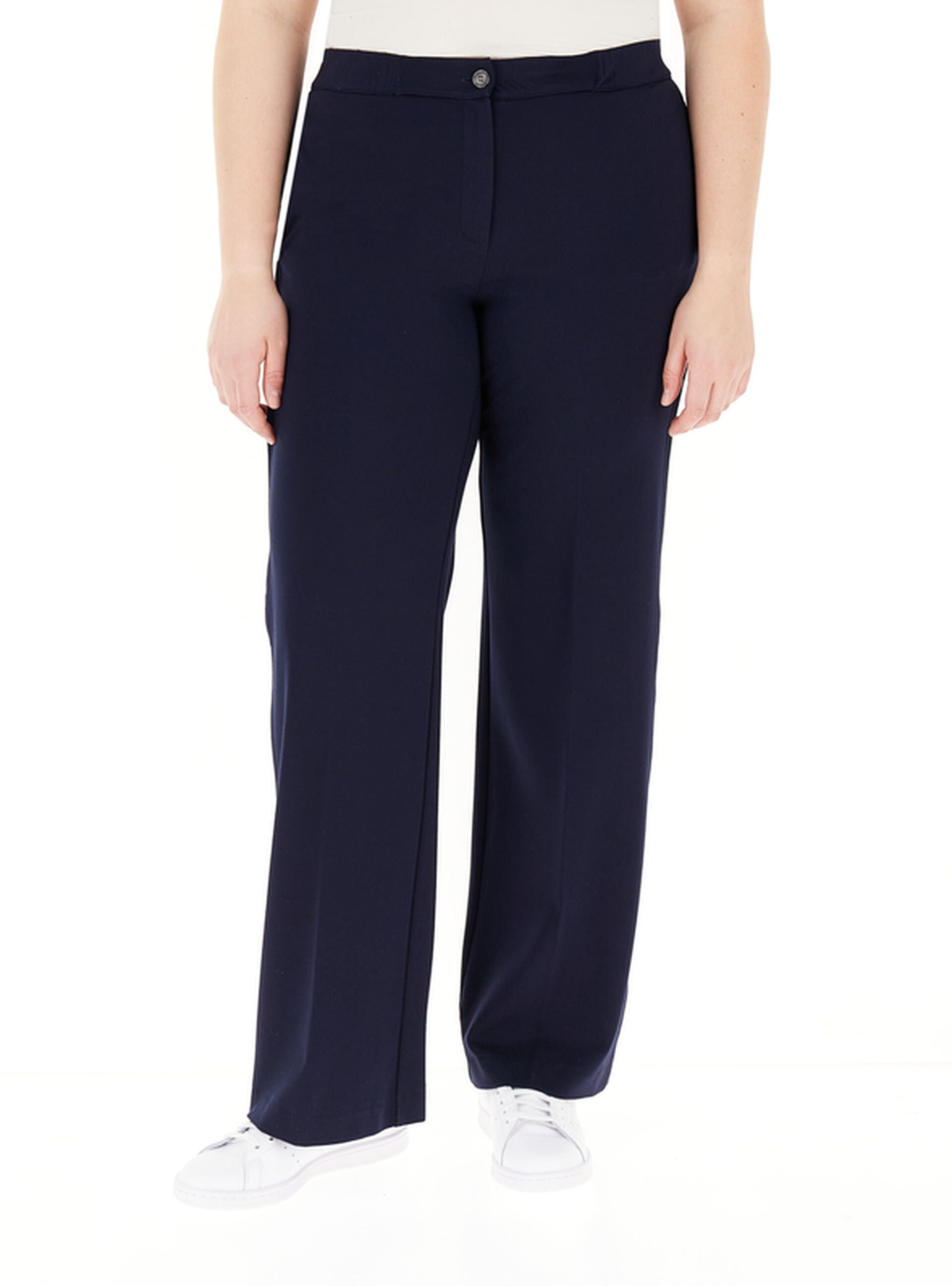 Pantalone misto viscosa BLU NAVY M