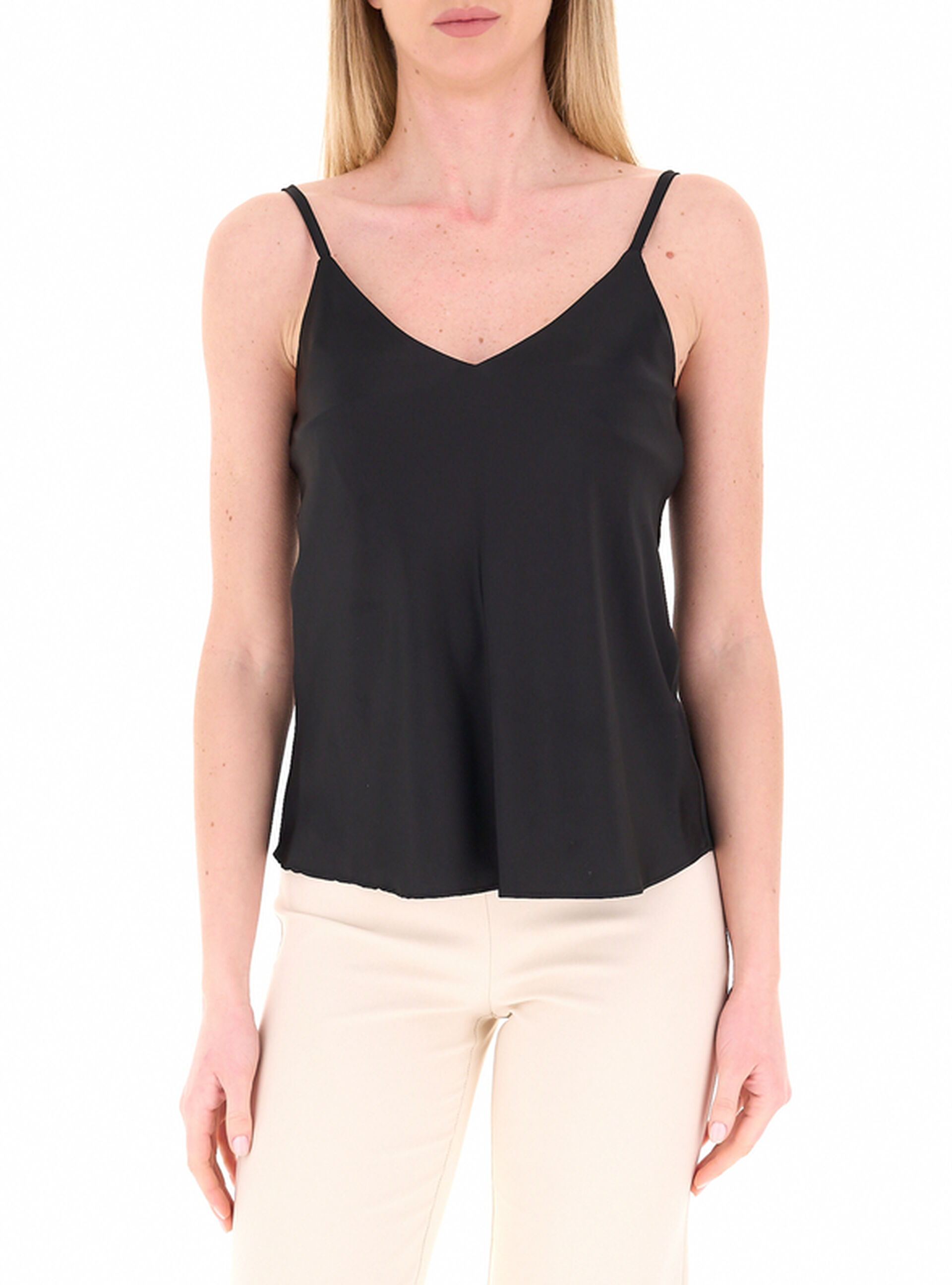 Canotta scollo a V NERO XS