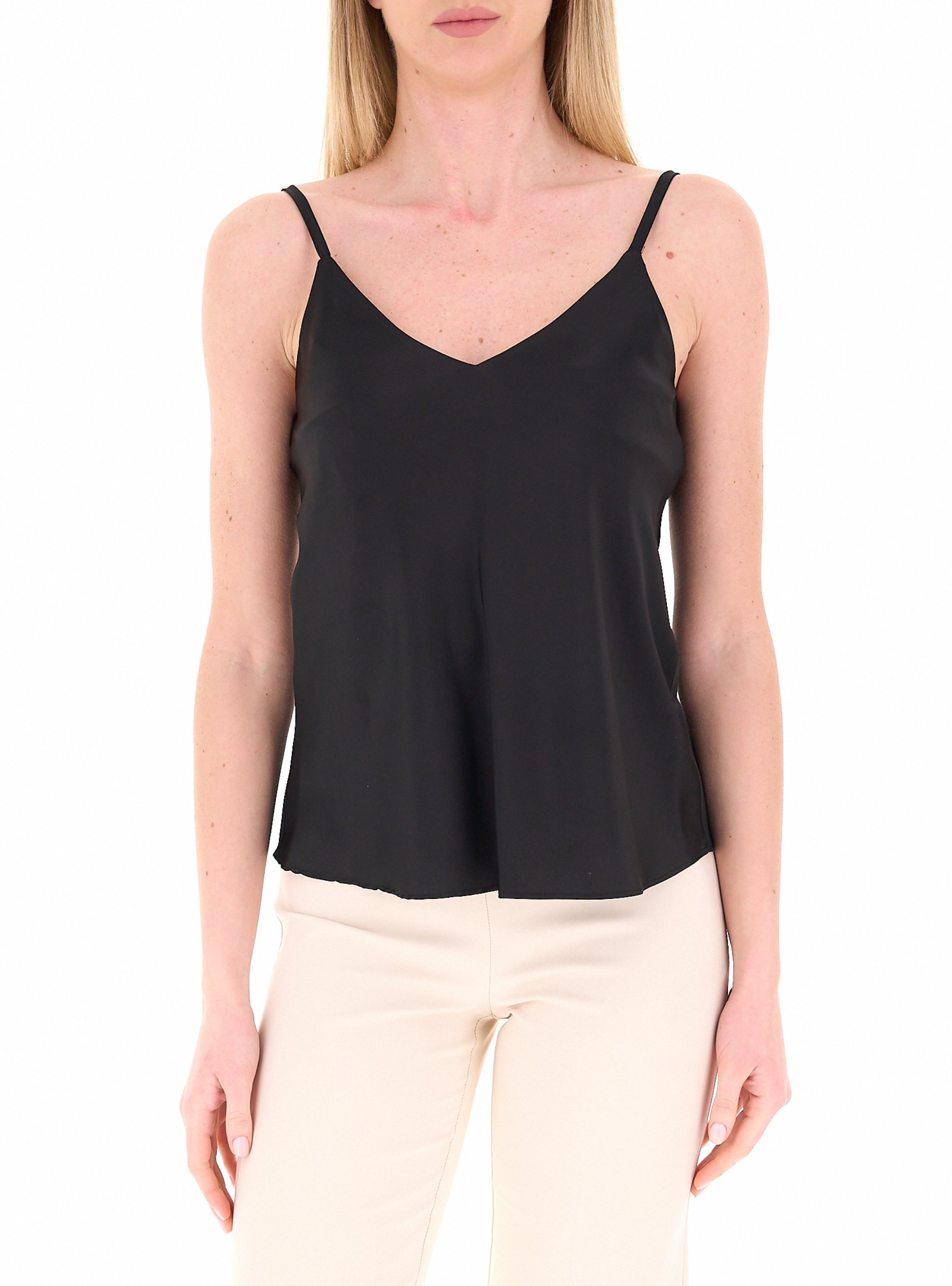 Canotta scollo a V NERO XS