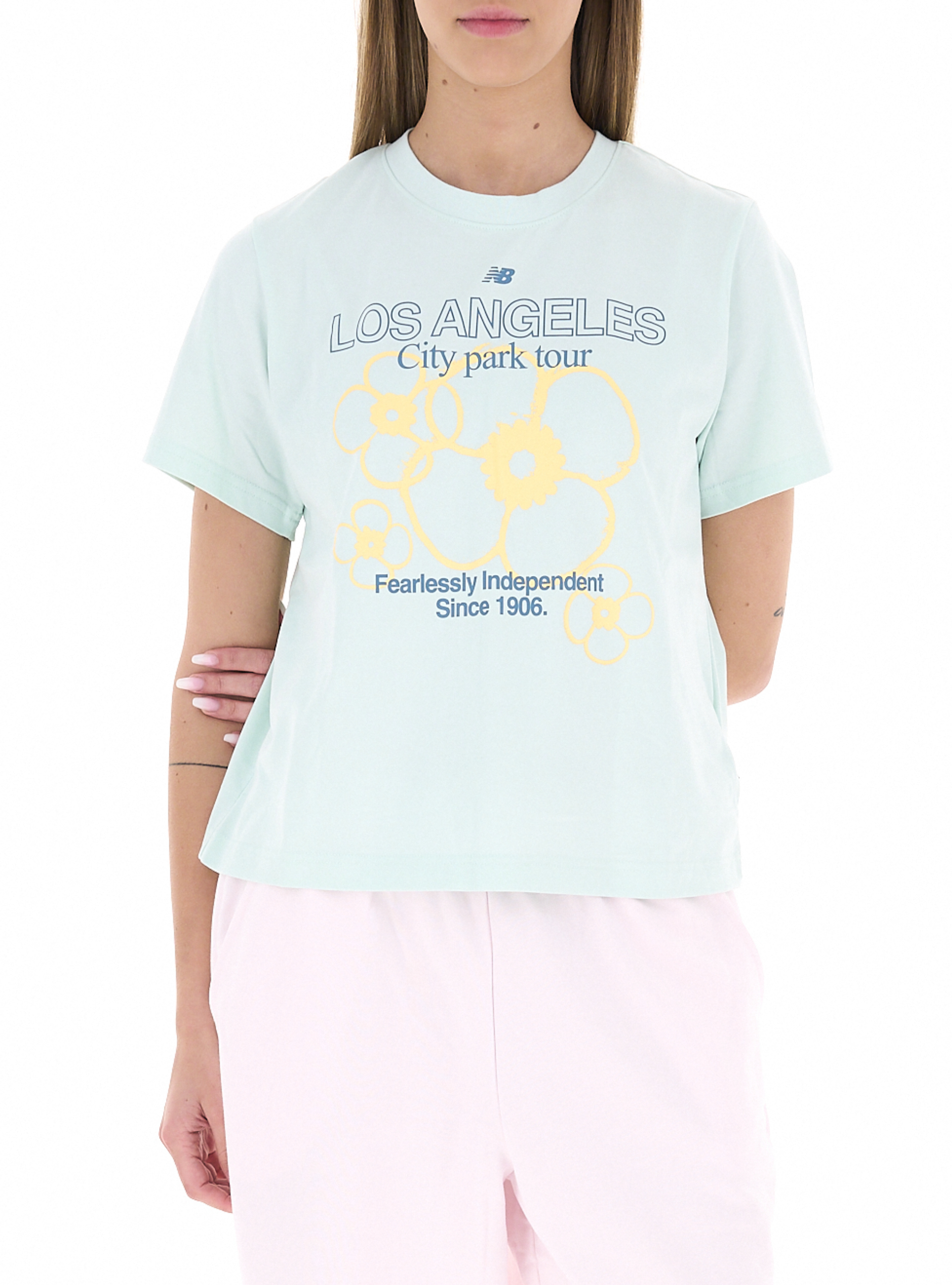 T-shirt girocollo ACQUAMARINA M