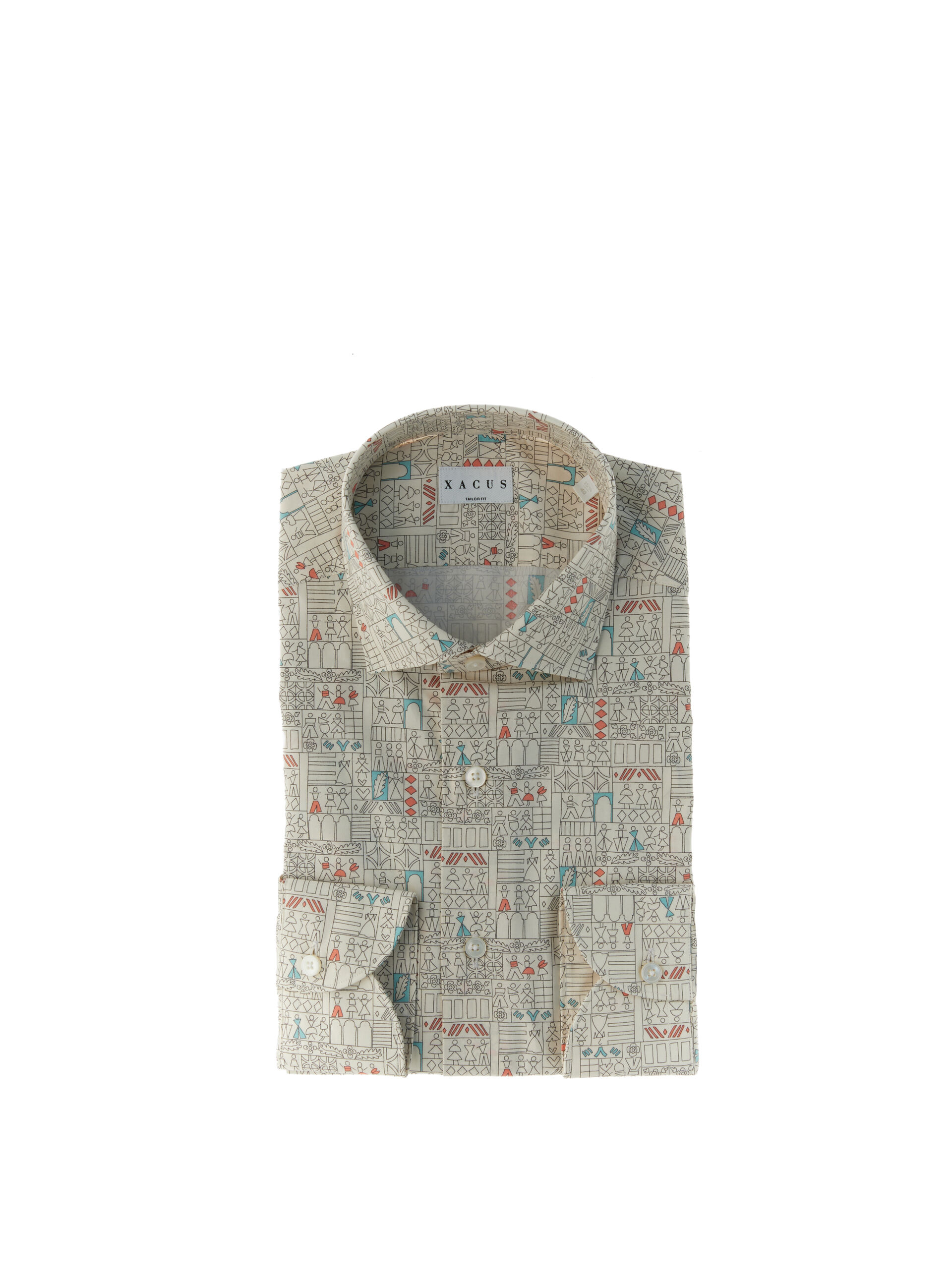XACUS Camicia in cotone AVORIO