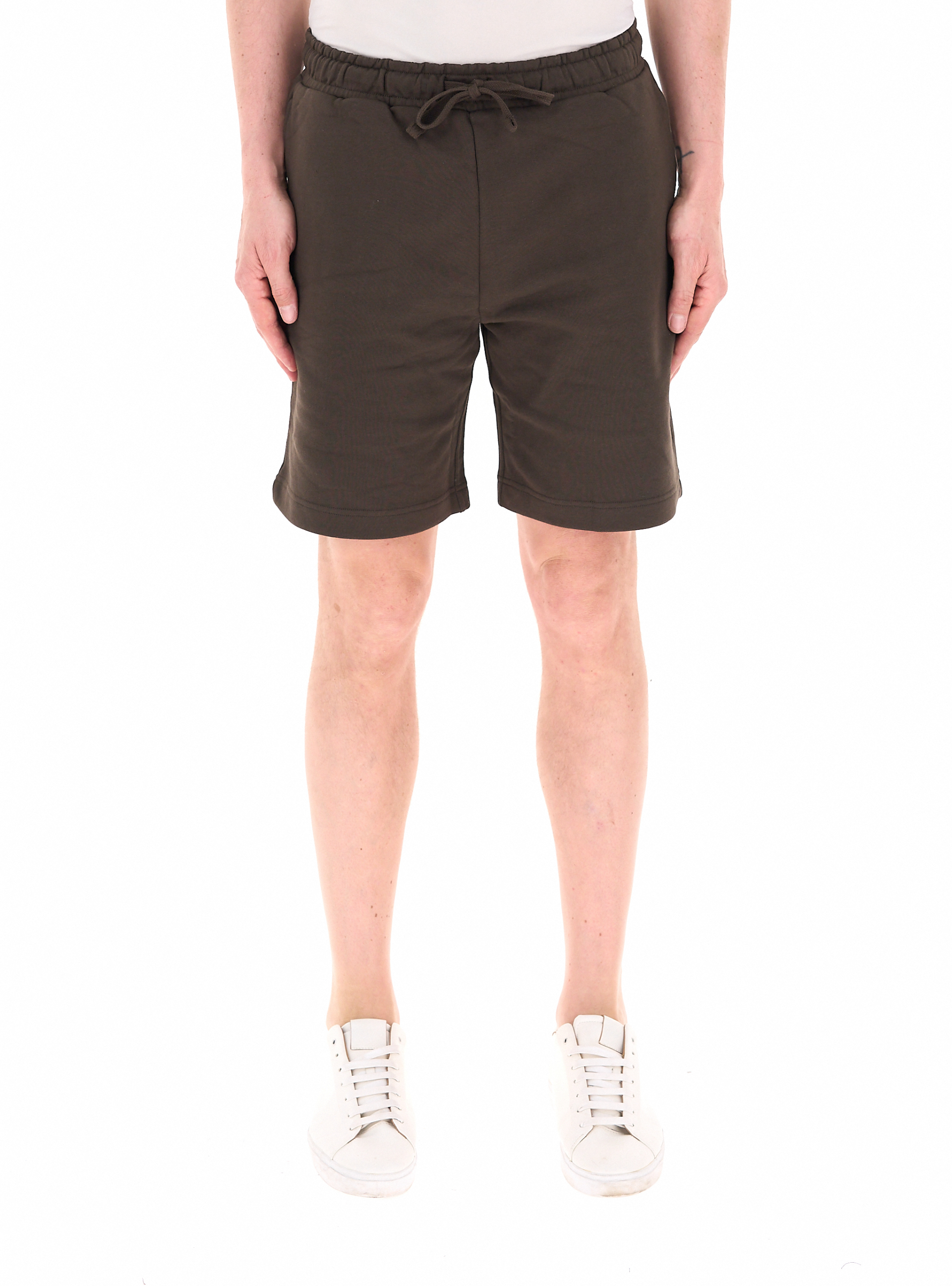 Bermuda in felpa MARRONE