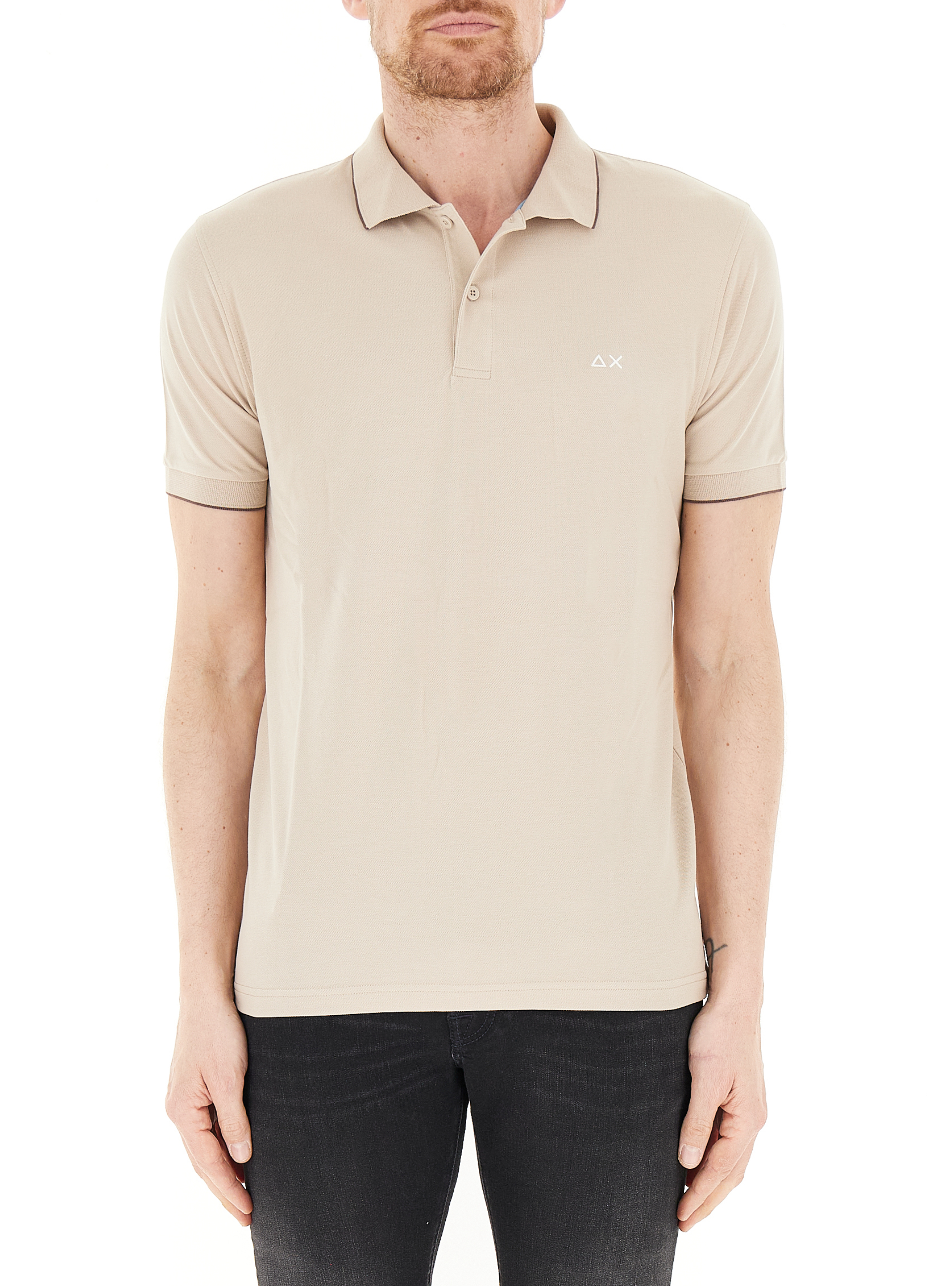 SUN68 Polo maniche corte SABBIA XL