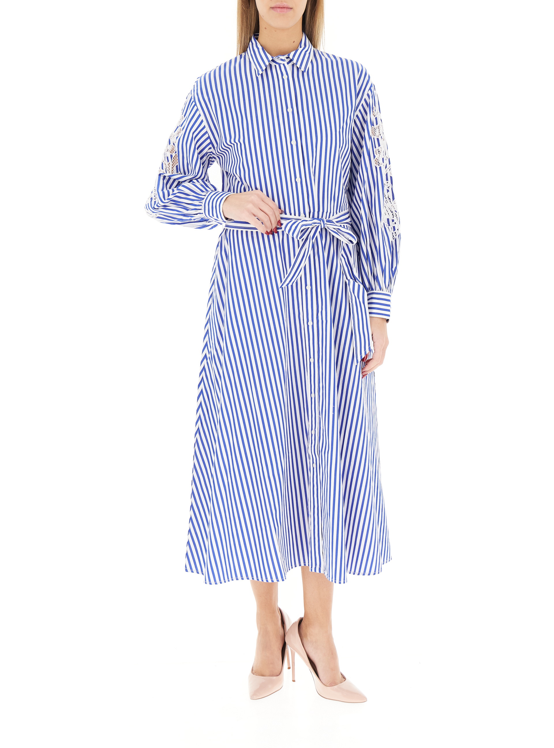 Abito chemisier ricami LAUREN BLU 4