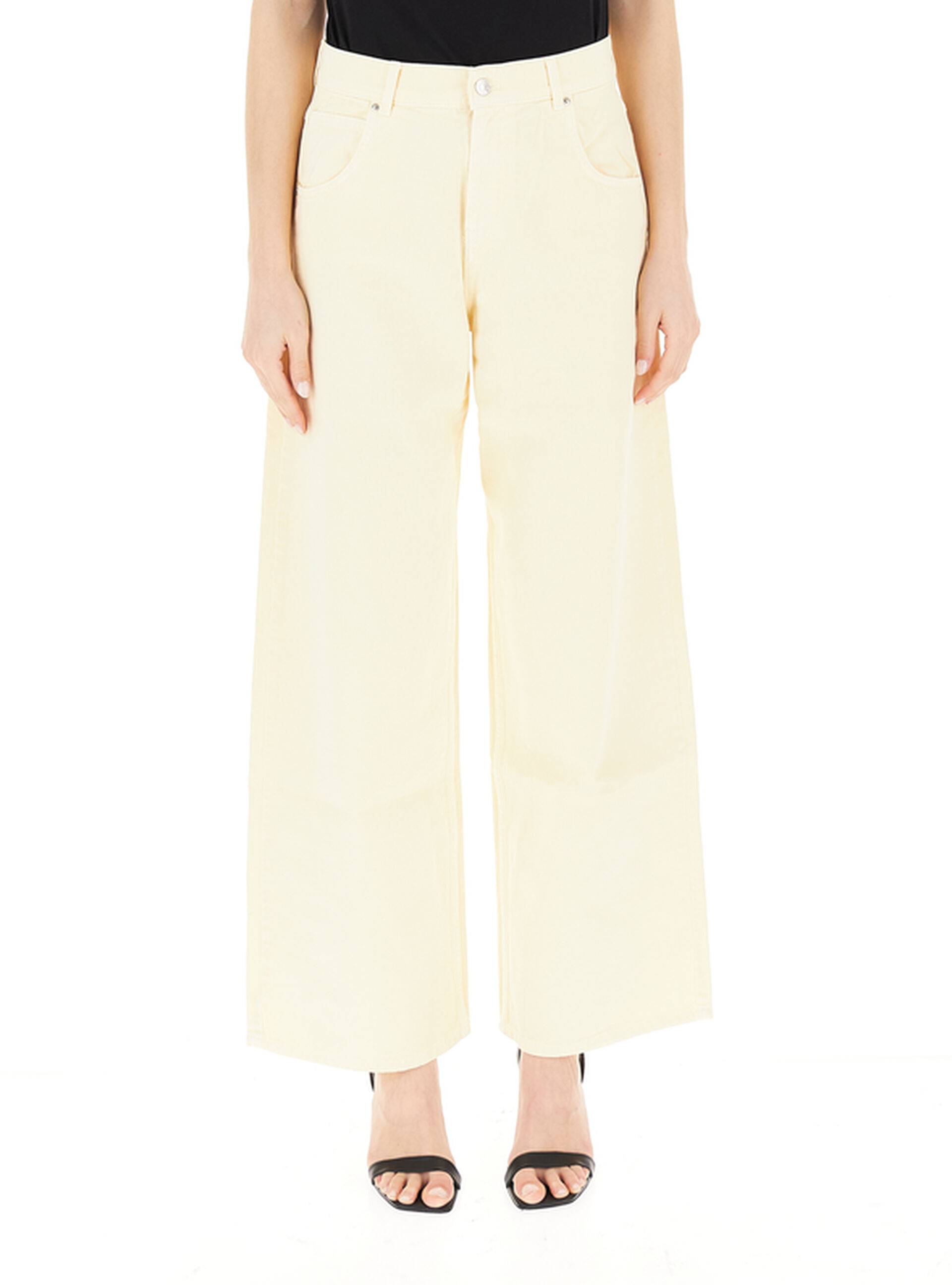 VICOLO Jeans wide leg VANIGLIA