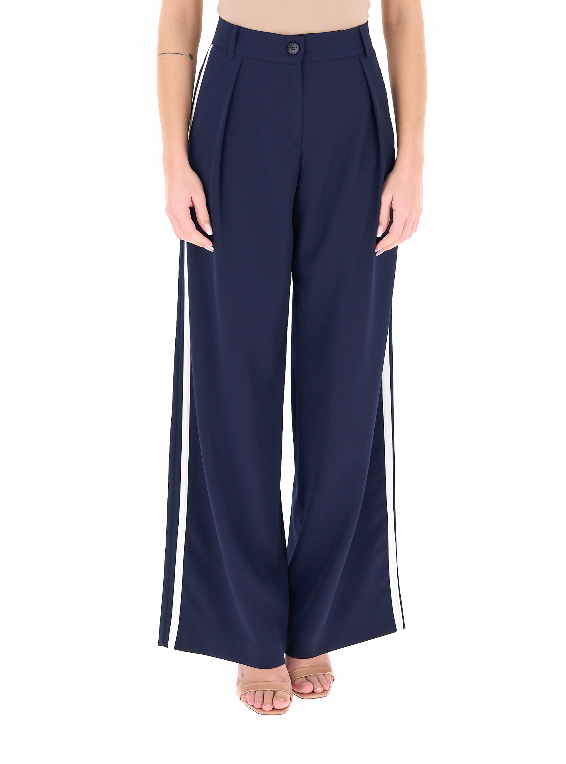 Pantalone a palazzo BLU NAVY 42