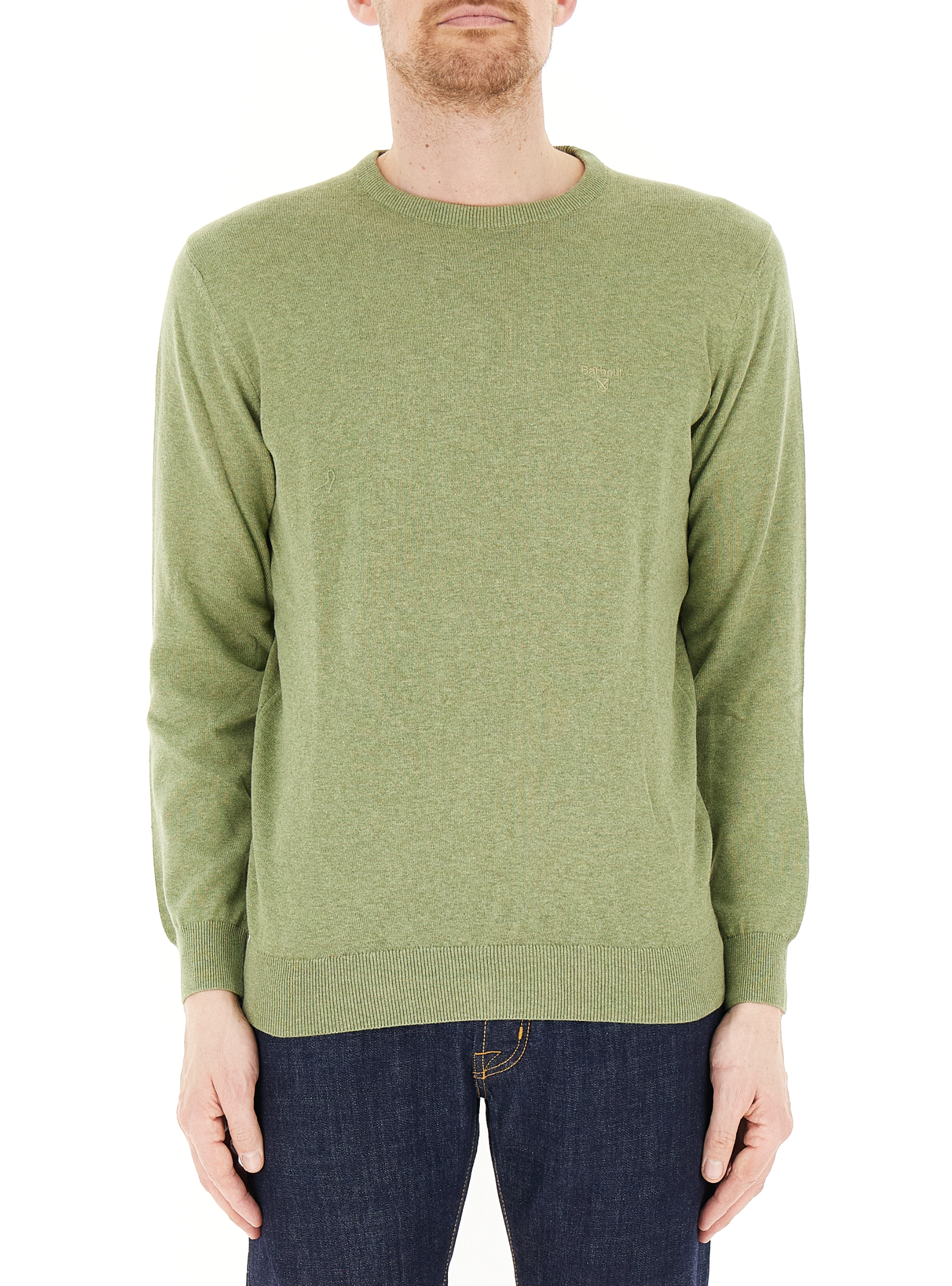 Maglione in cotone PISTACCHIO