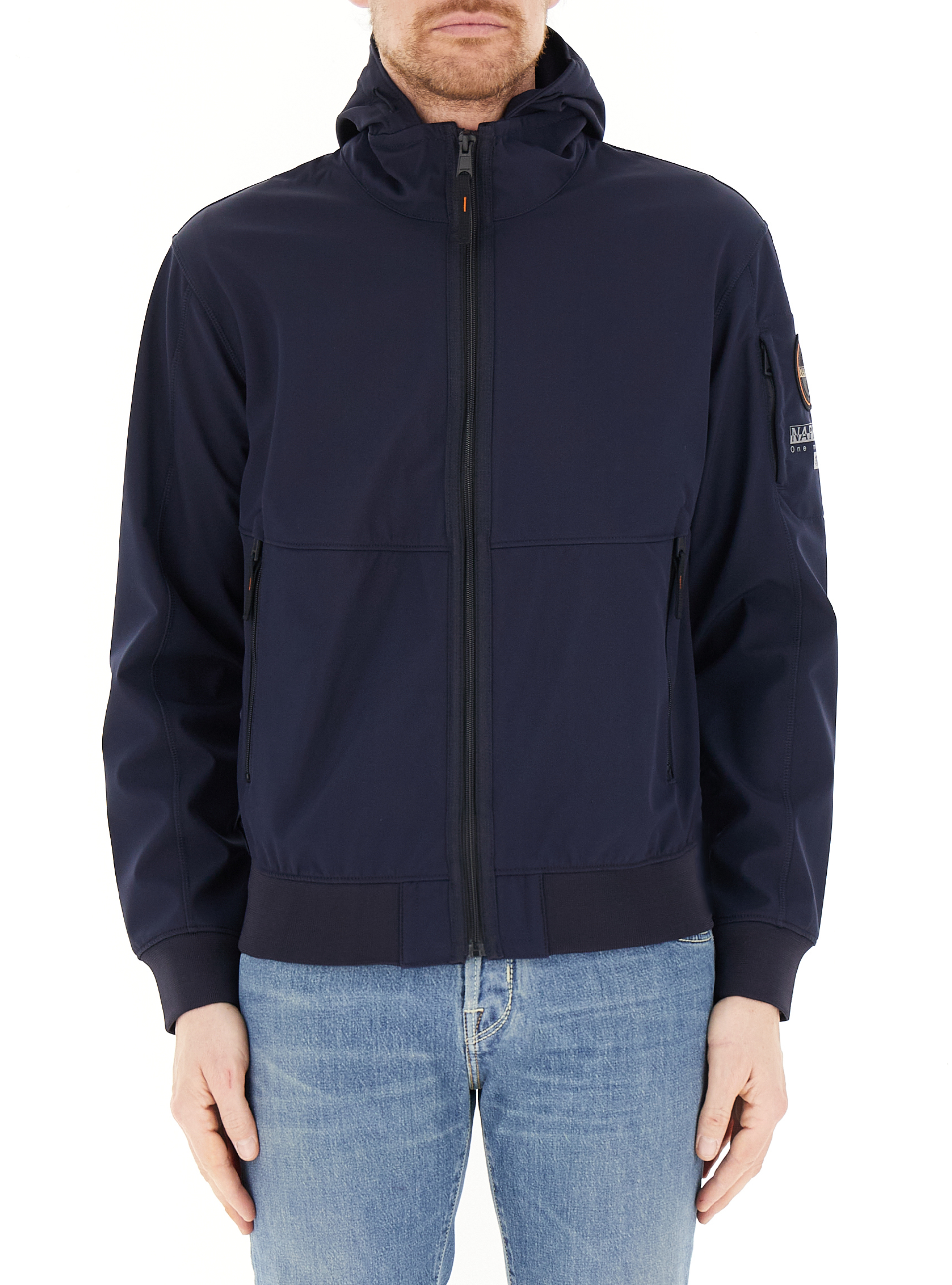Giubbino con cappuccio BLU NOTTE S