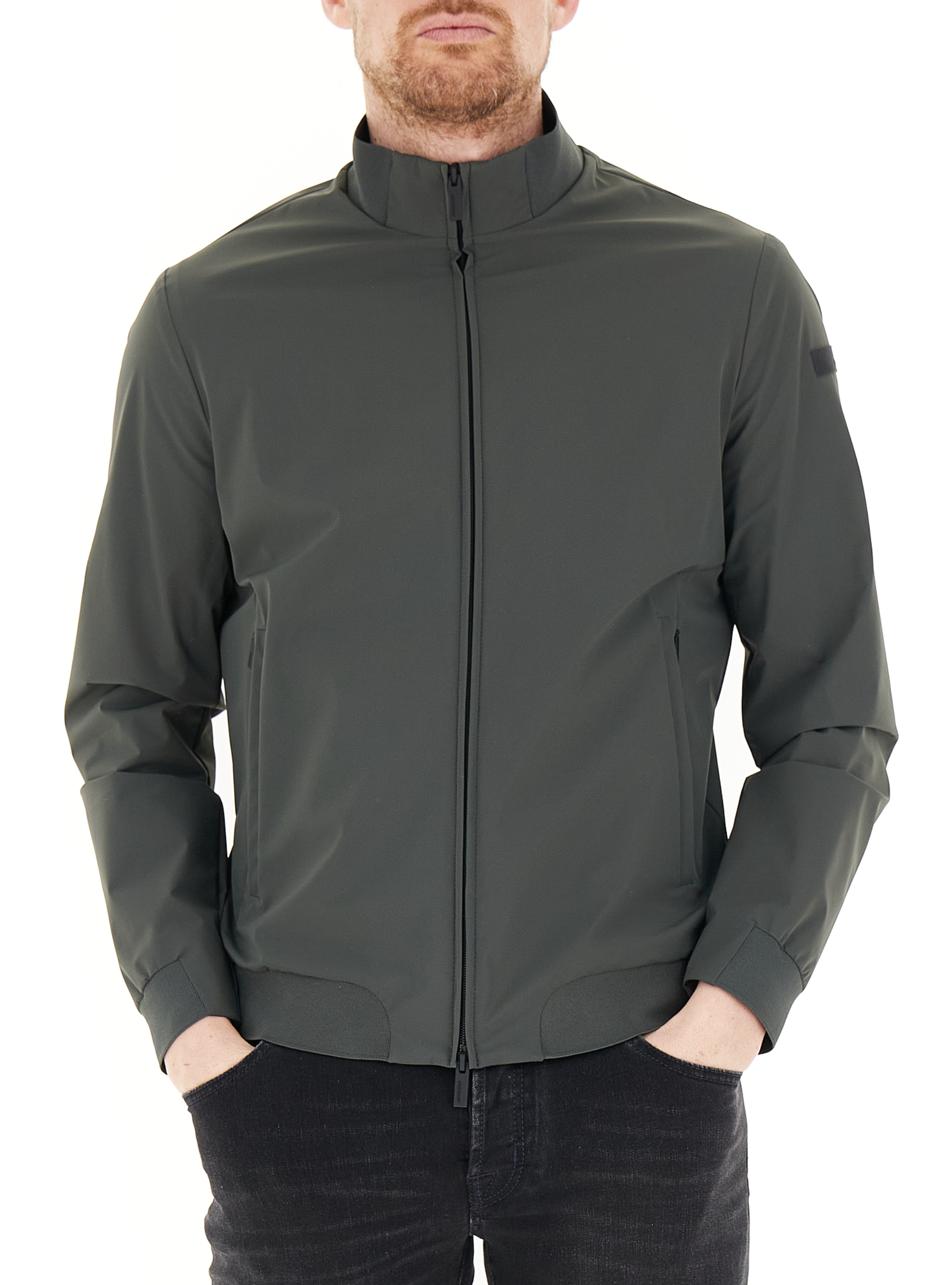 Bomber tessuto tecnico VERDE MILITARE