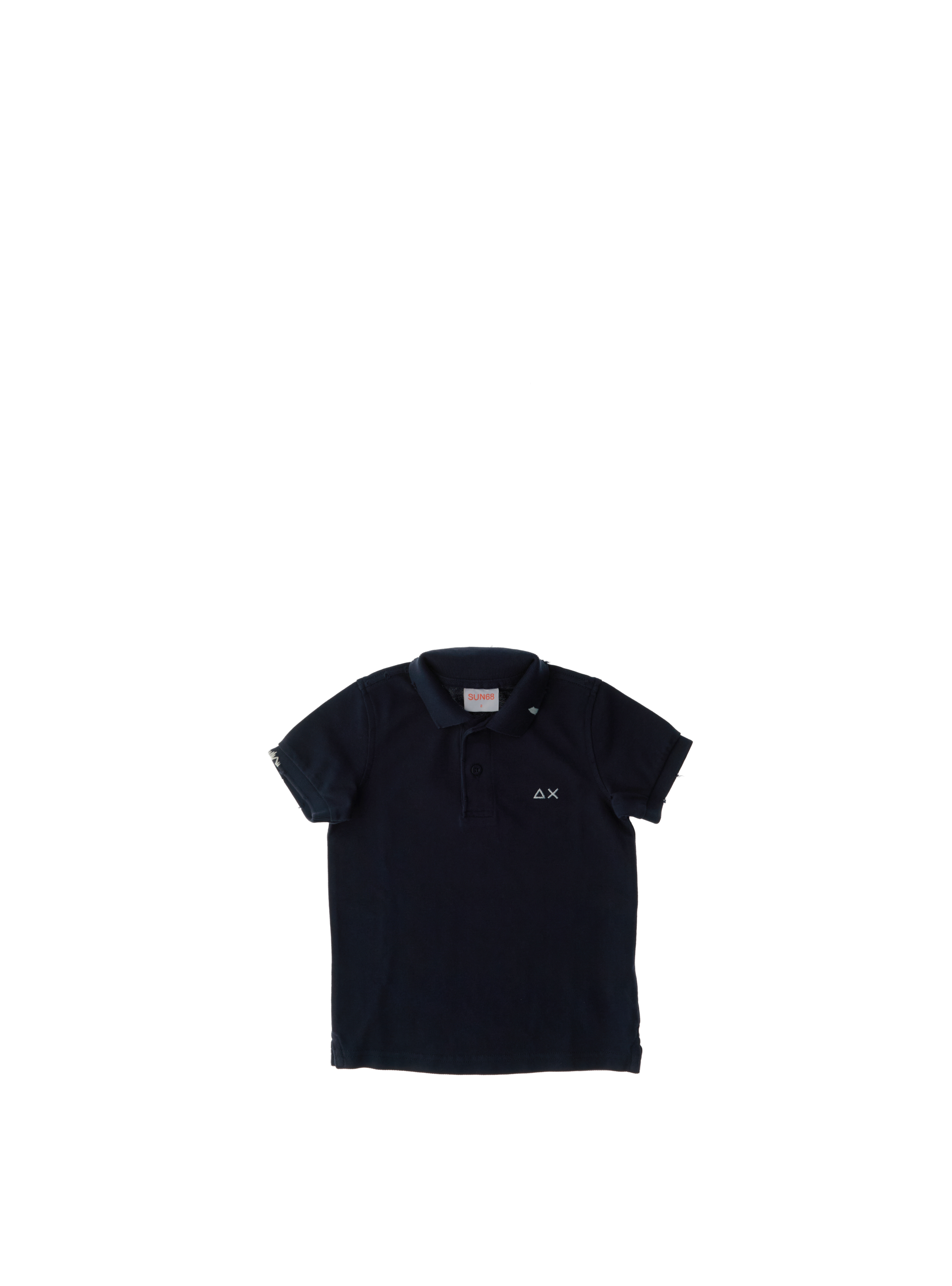SUN68 Polo maniche corte NERO