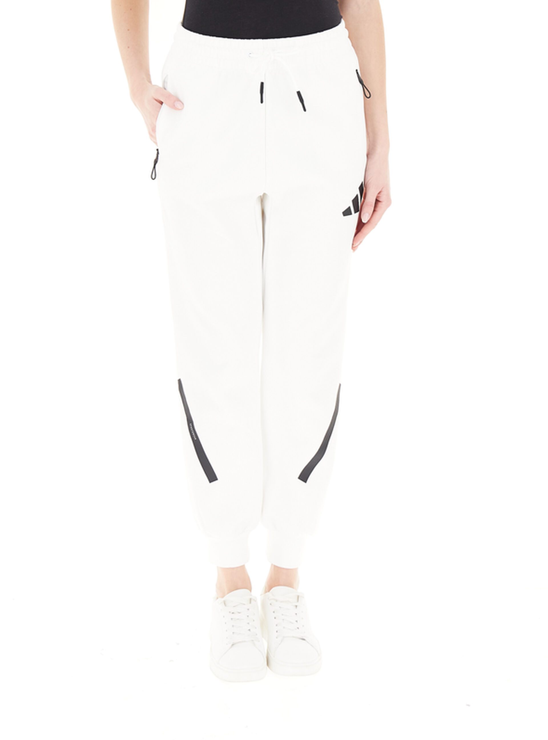 Pantaloni misto cotone PANNA S