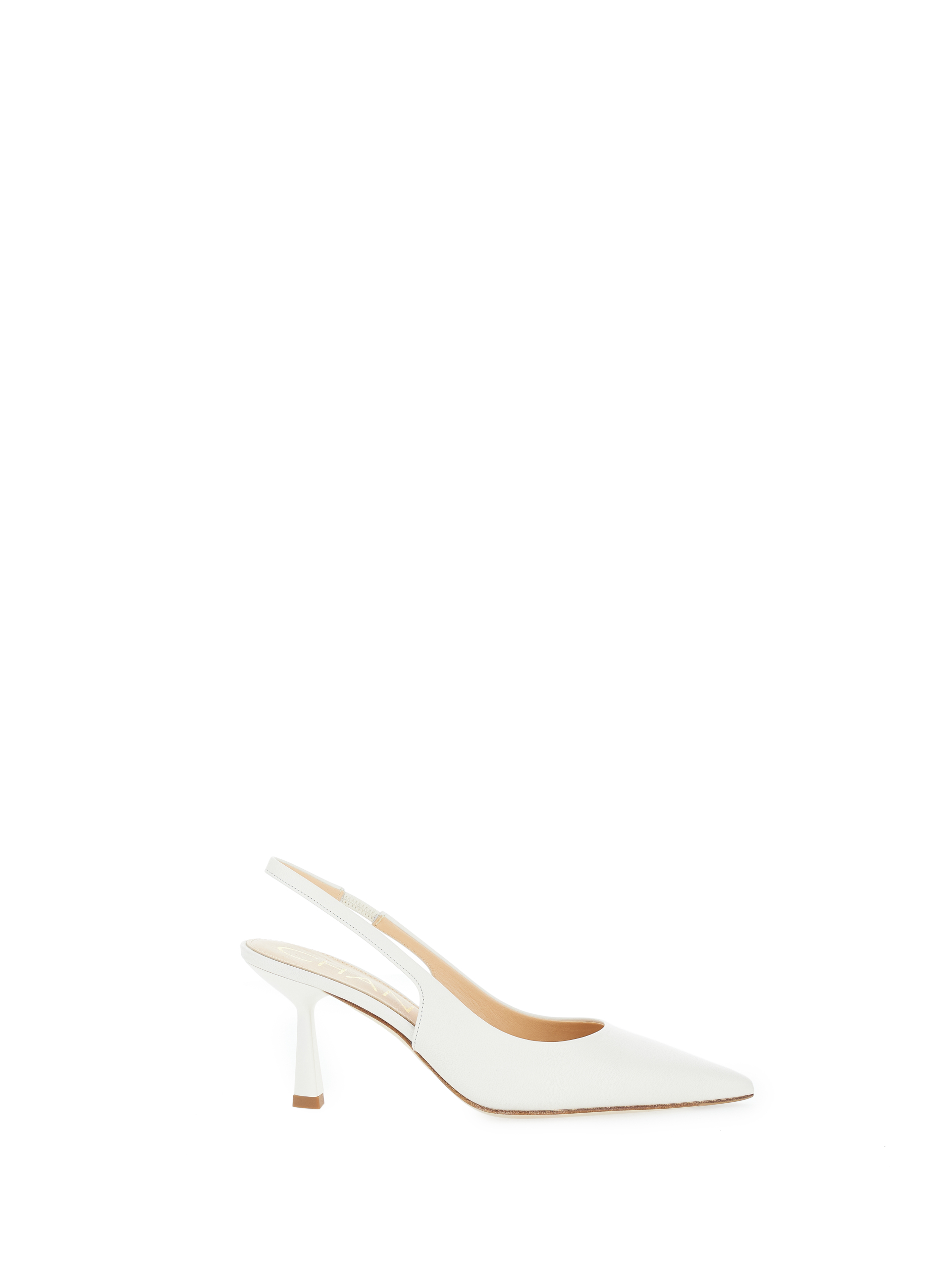 Décolleté slingback pelle AVORIO 41