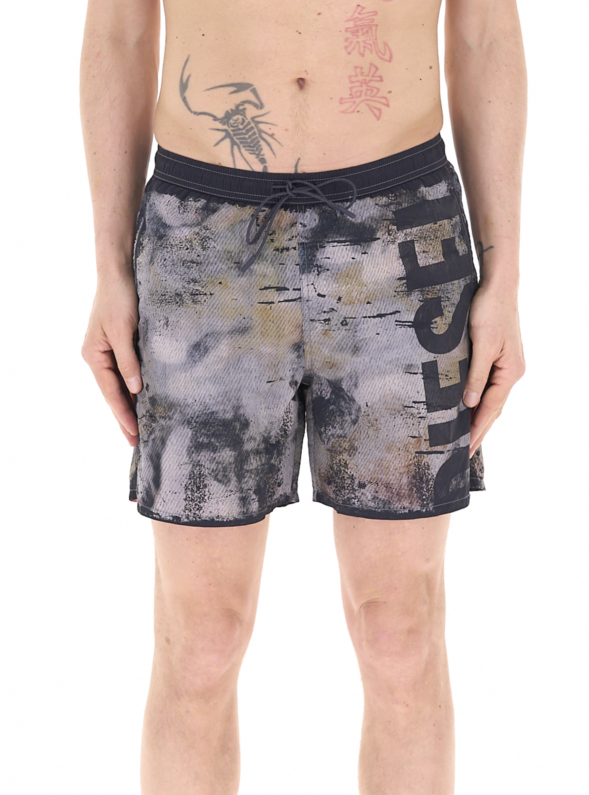 Diesel Shorts da bagno GRIGIO