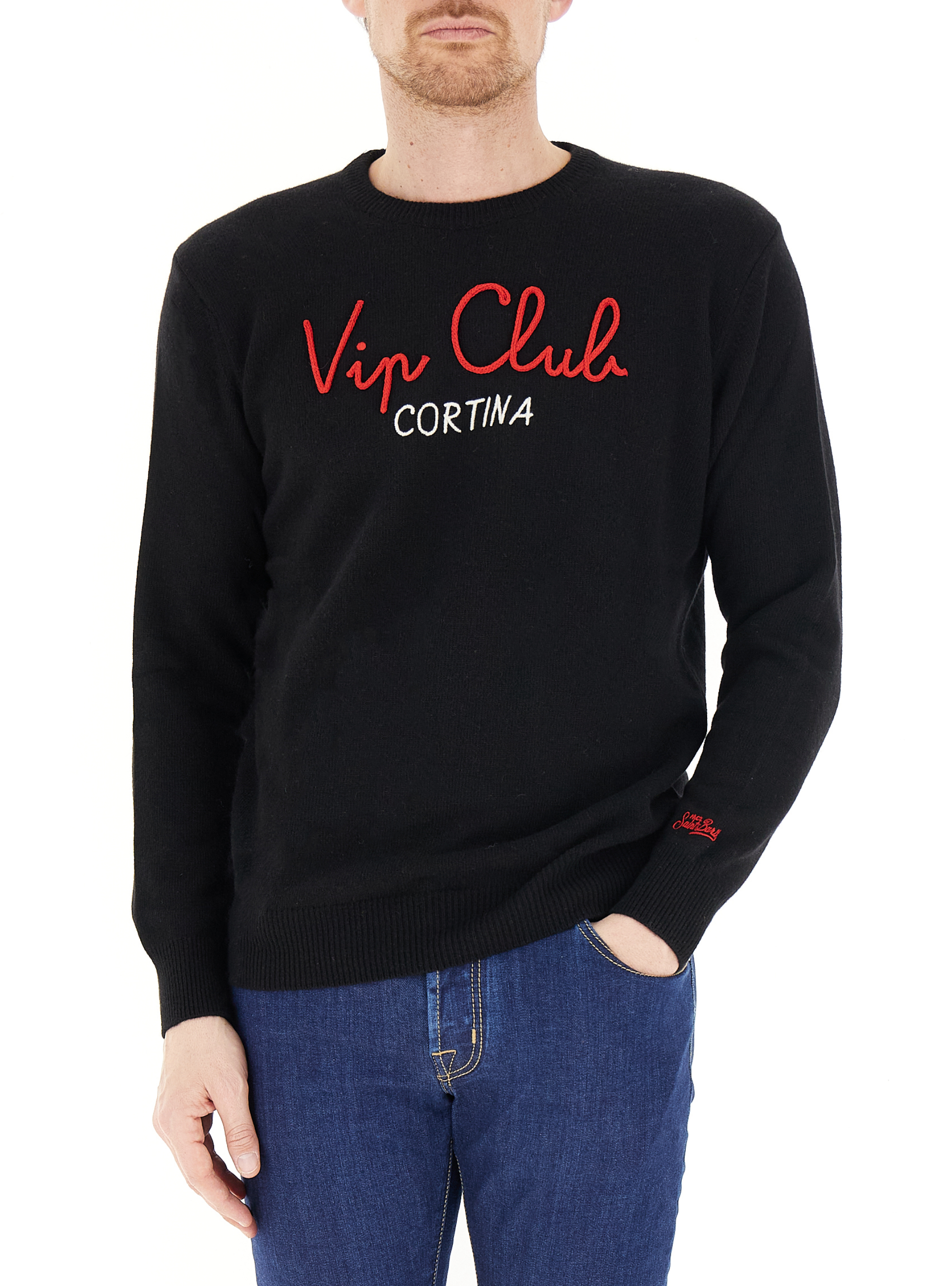 Maglione misto lana NERO L