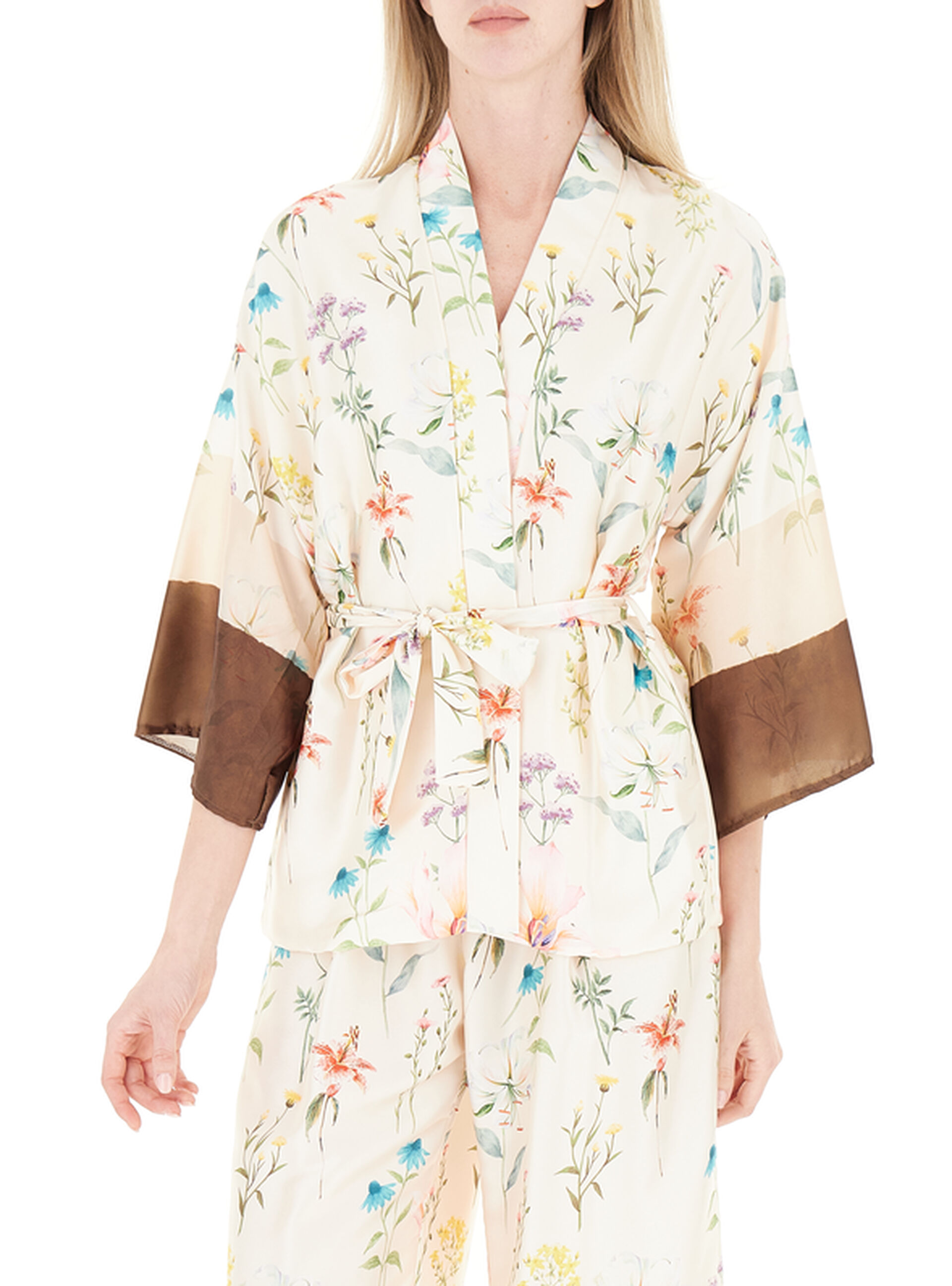 RINASCIMENTO Giacca kimono AVORIO