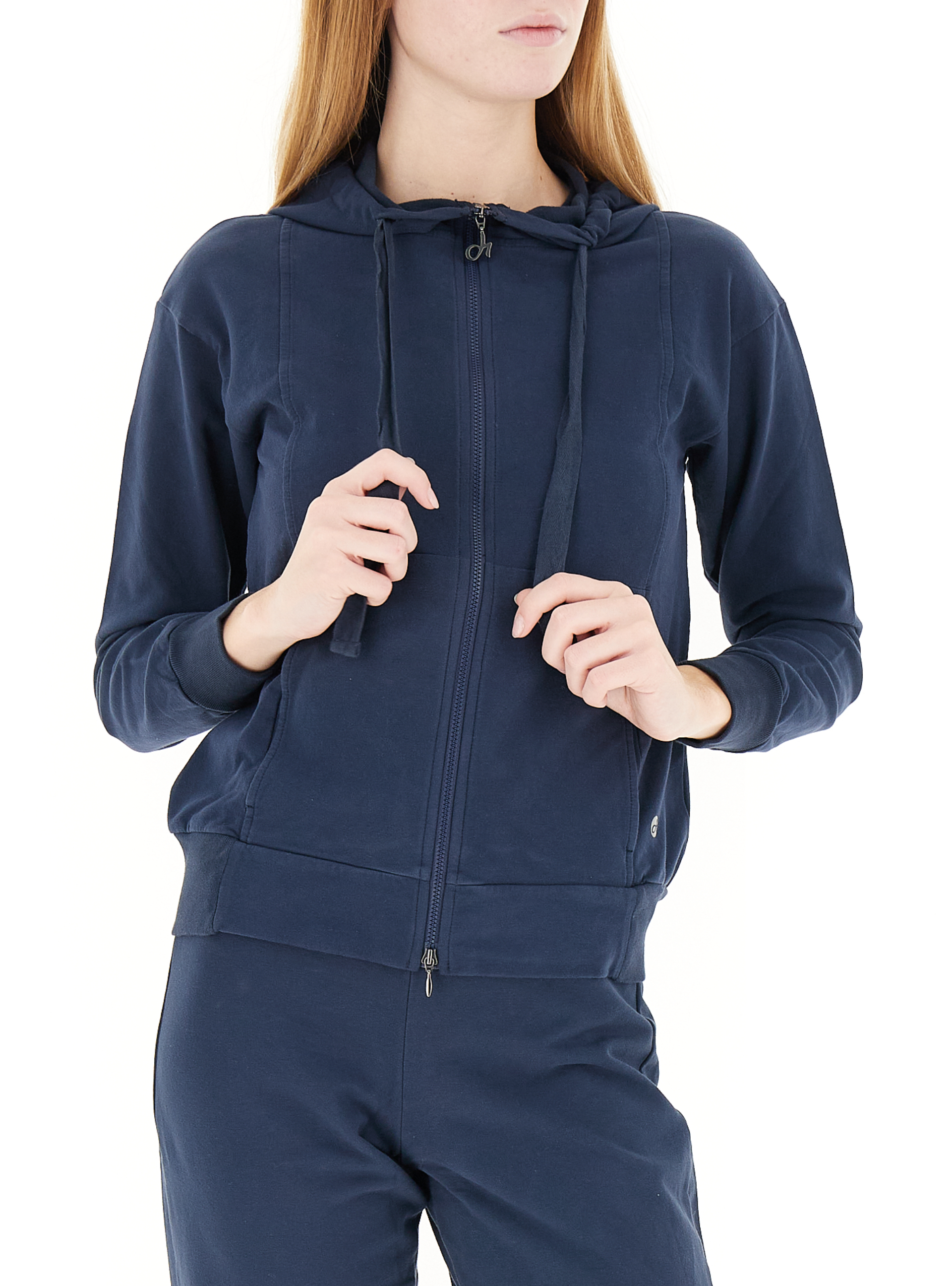 DEHA Felpa con cappuccio BLU NAVY