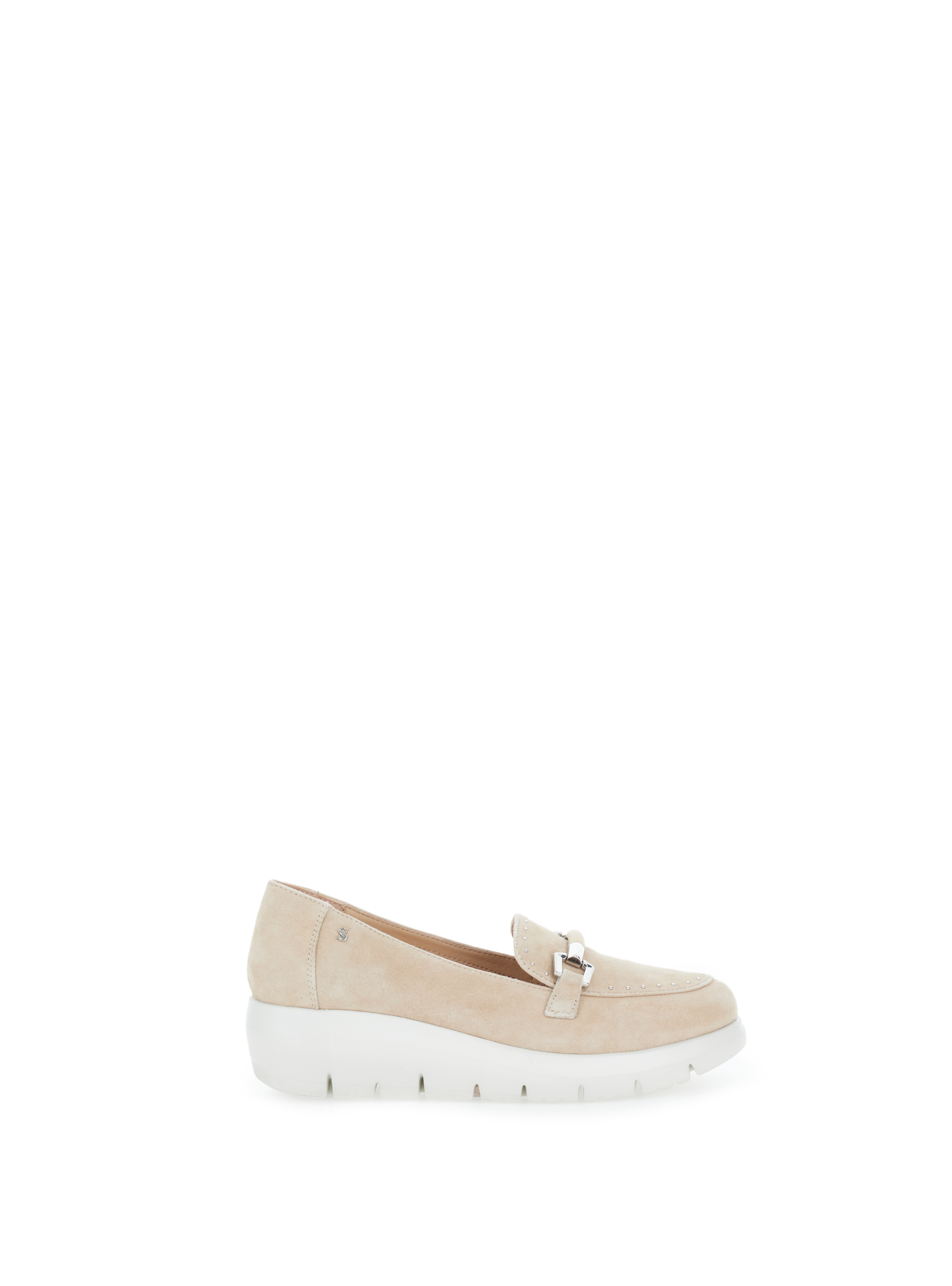 Mocassini con zeppa BEIGE 41