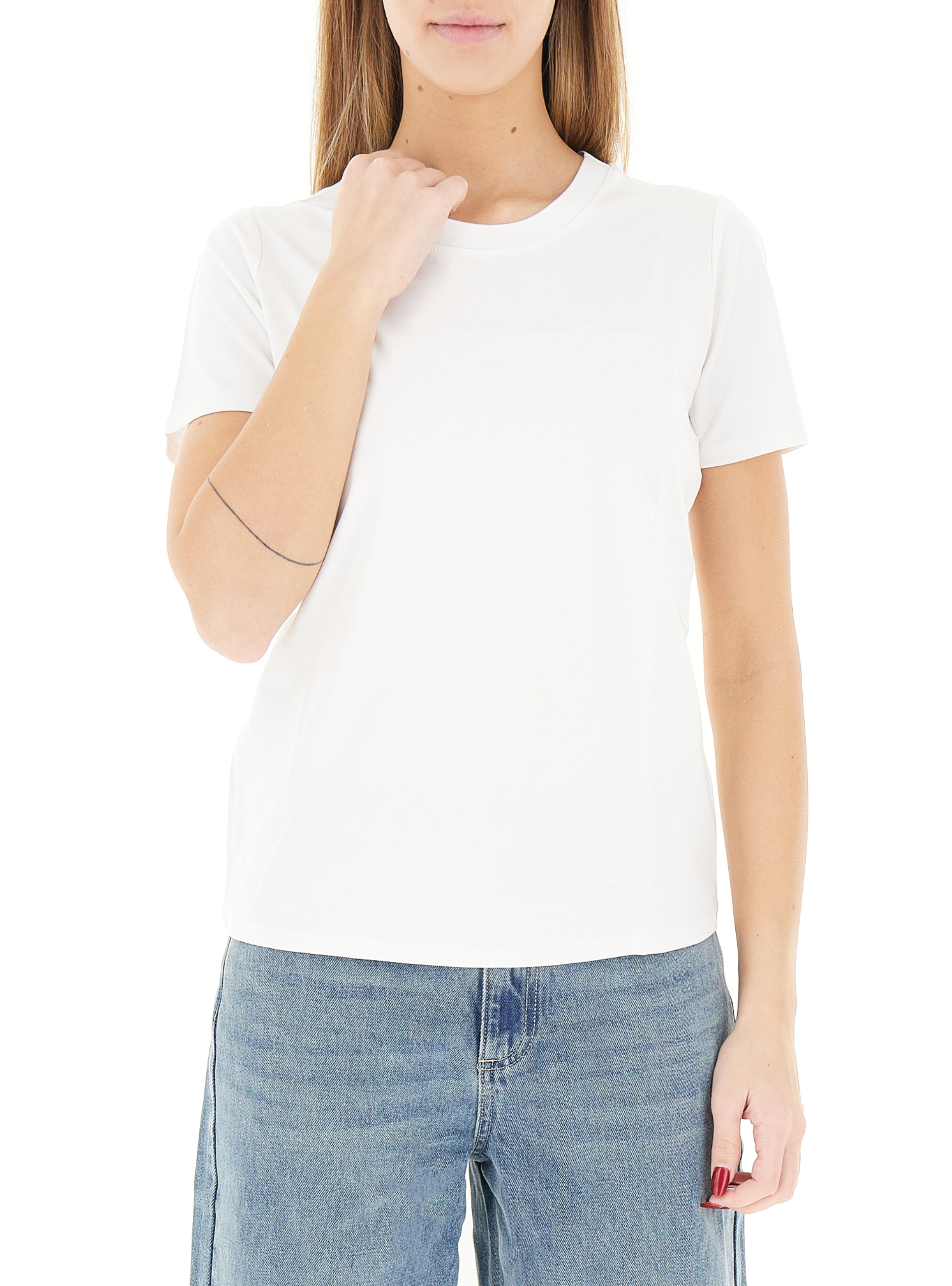 T-shirt misto viscosa BIANCO M