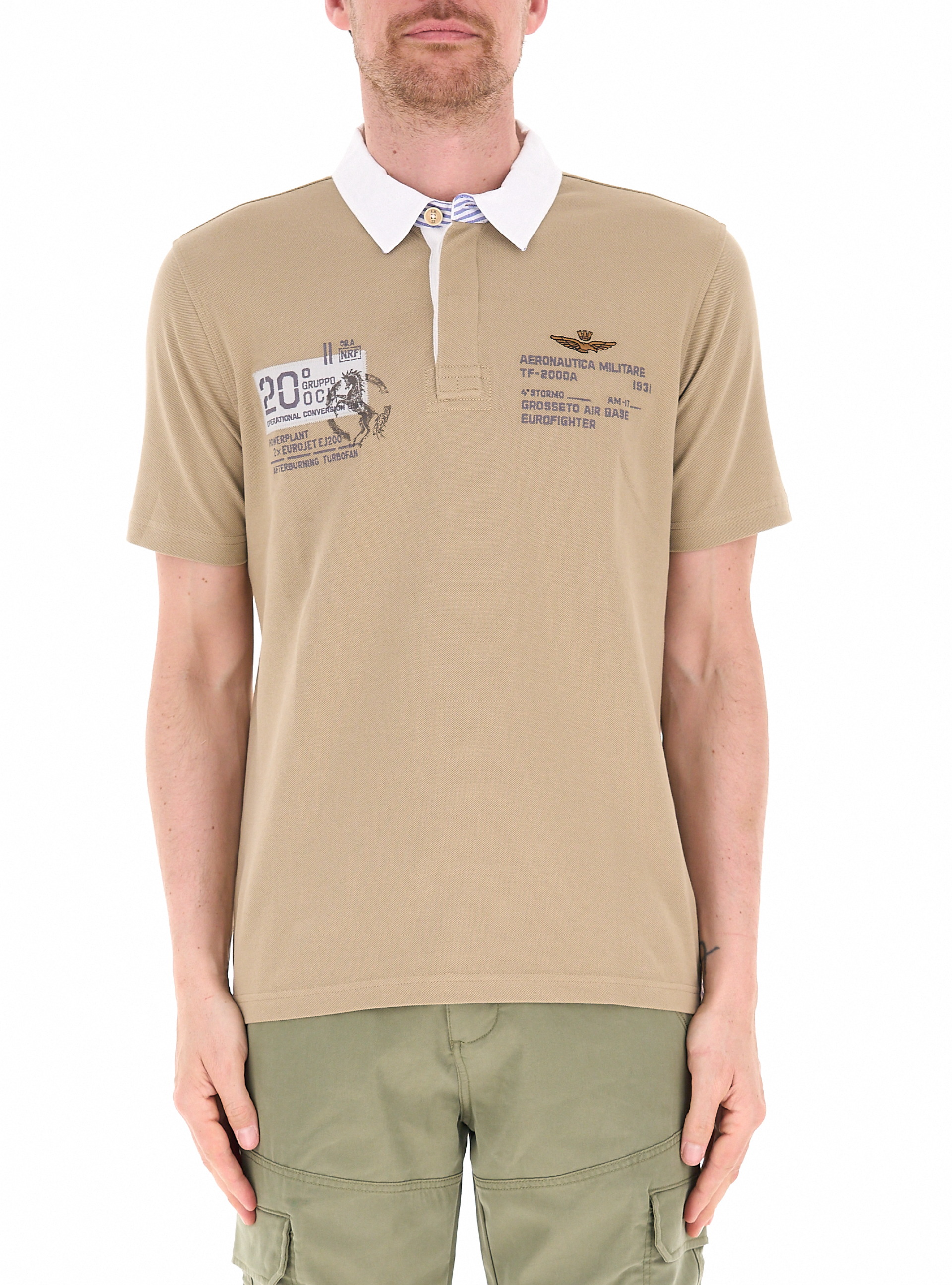 Polo maniche corte BEIGE 3XL