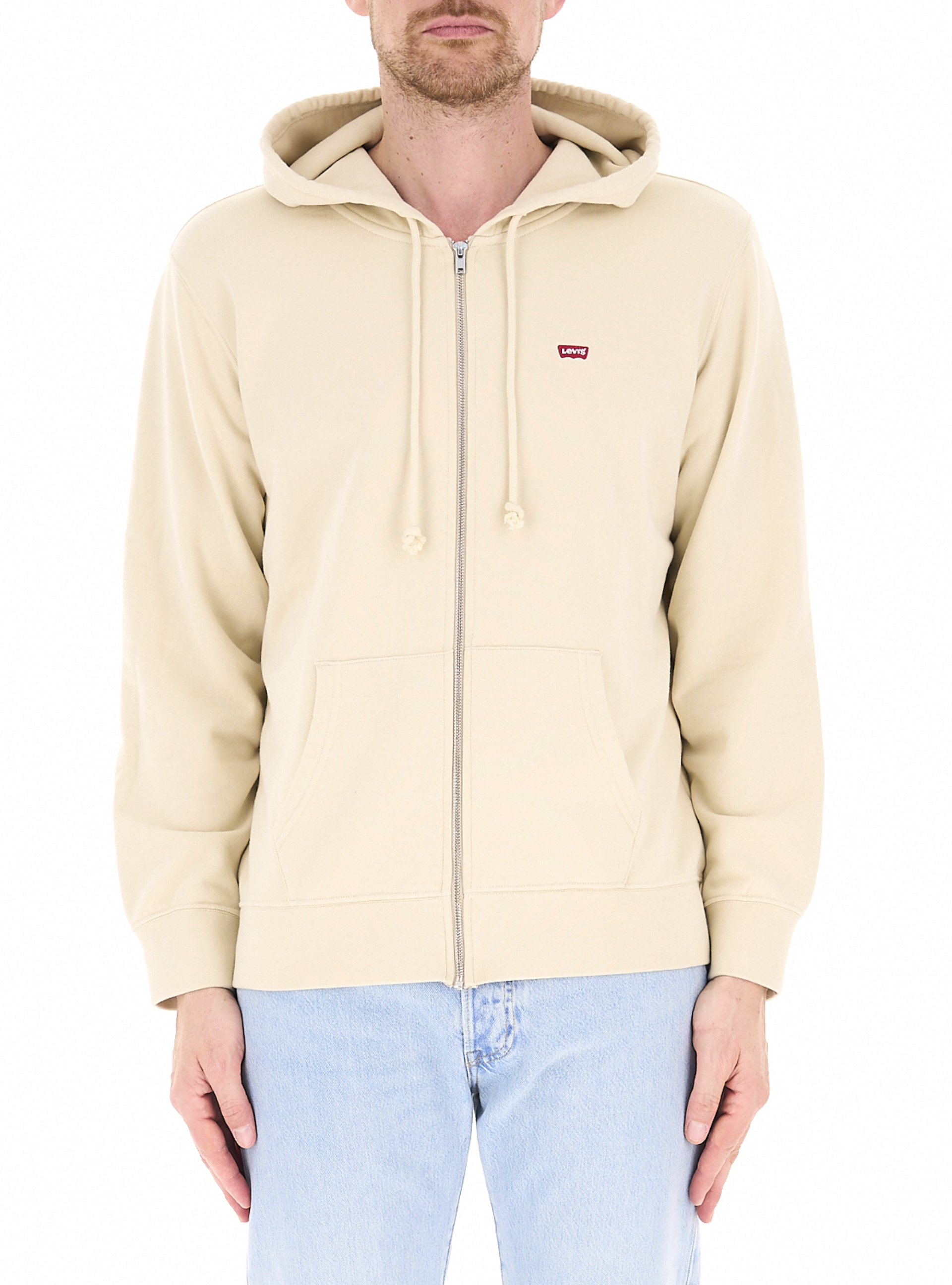 Levis Felpa con zip LEVI'S CREMA S