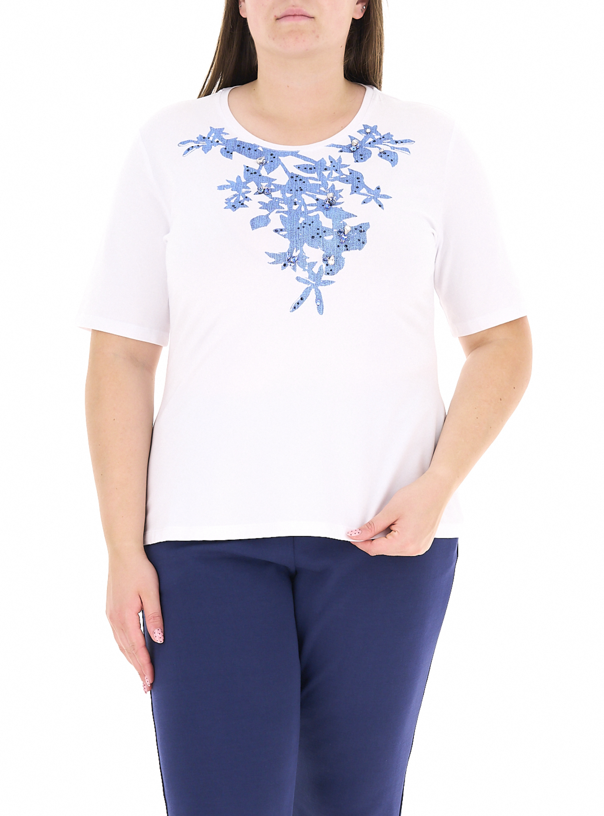 T-shirt girocollo PANNA S