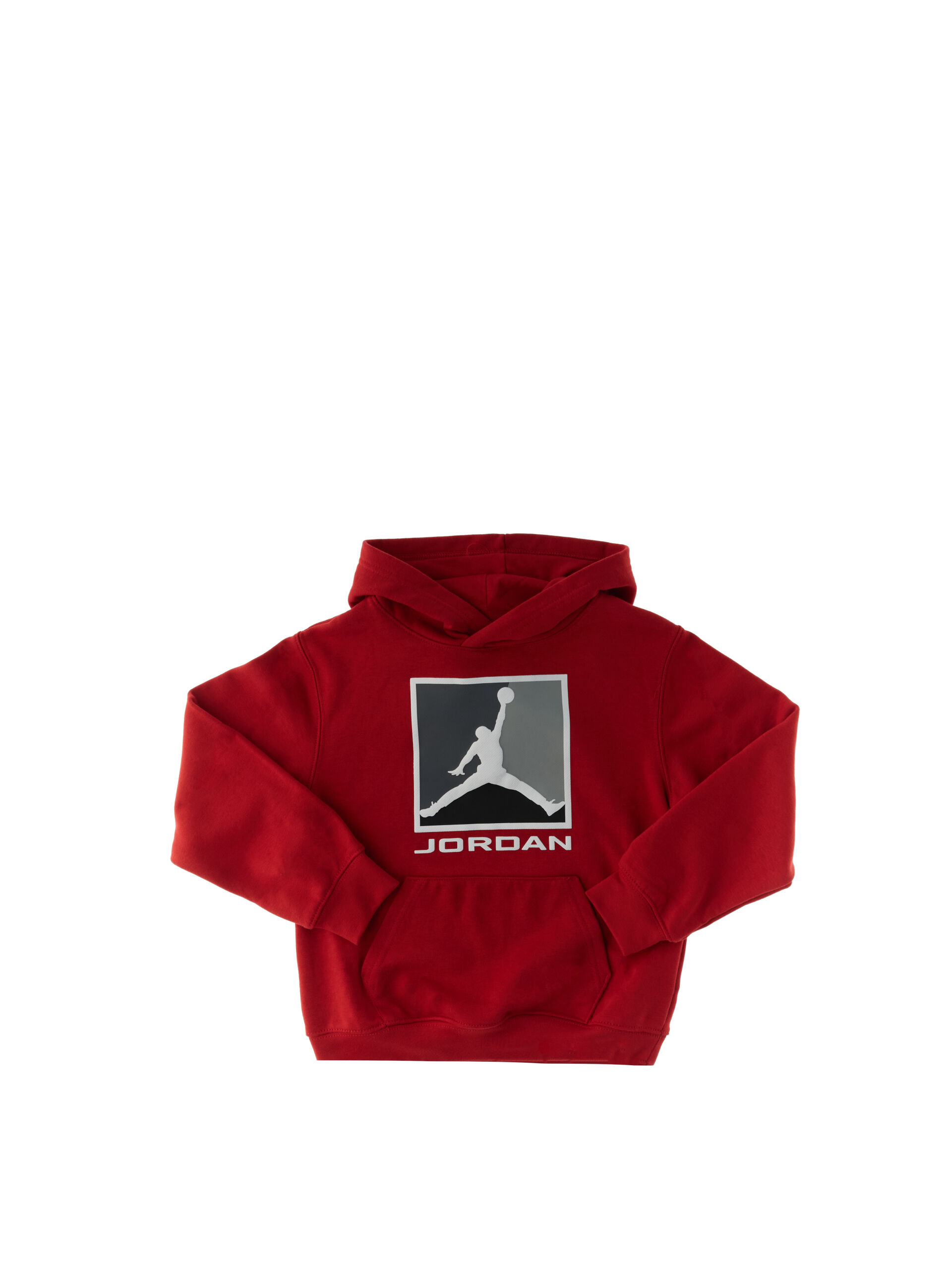 Felpa con cappuccio JORDAN ROSSO 10-12